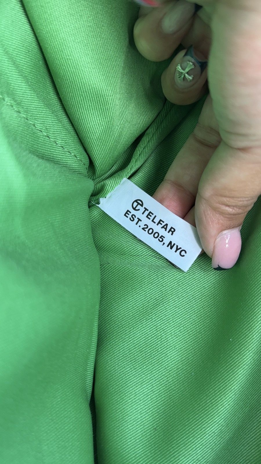 Telfar TELFAR GREENSCREEN MED SHOPPER Size ONE SIZE - 5 Thumbnail