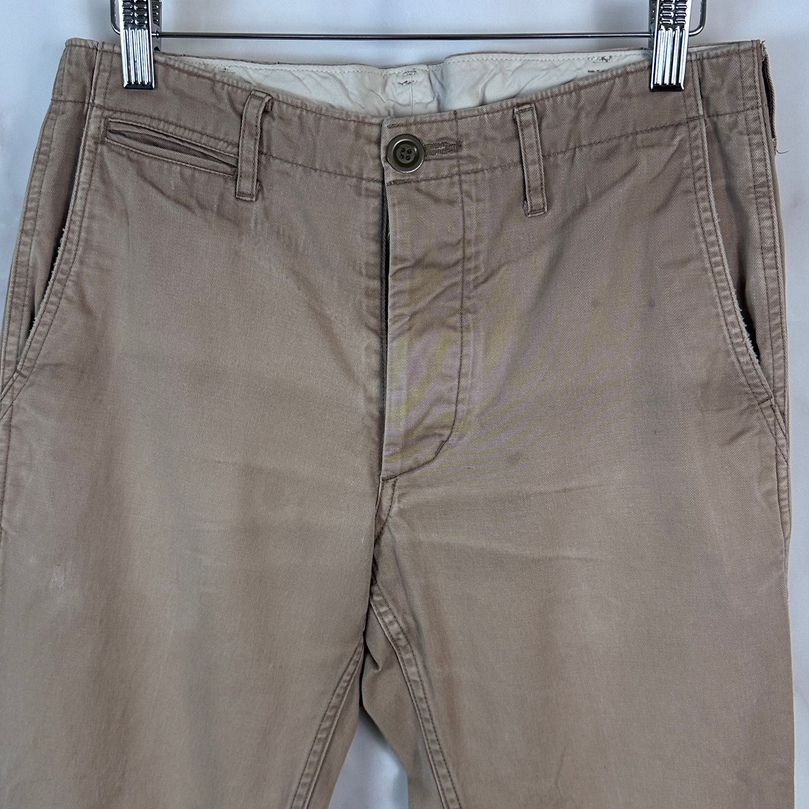 Visvim High Water Khaki Chino Pants Size US 30 / EU 46 - 2 Thumbnail