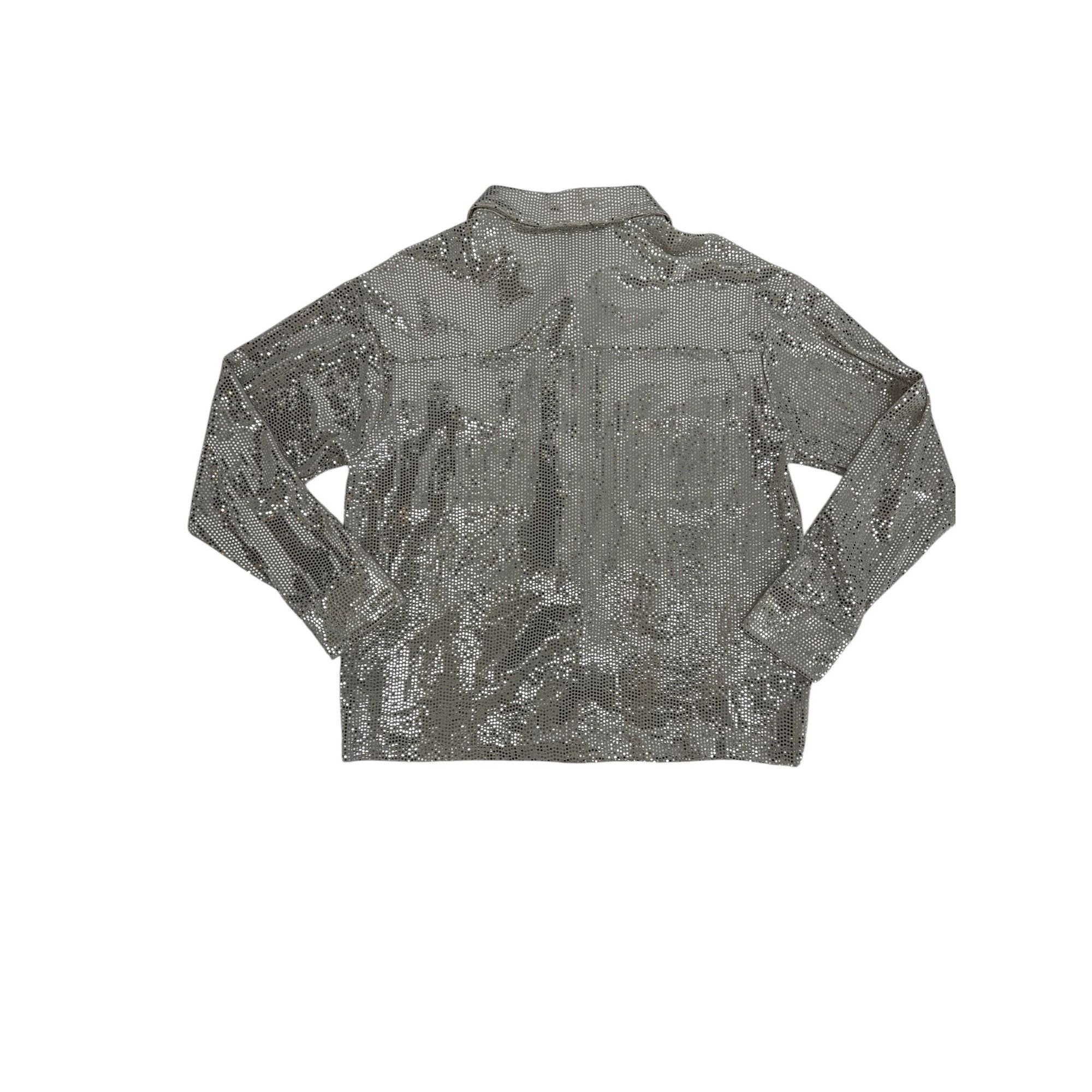 Other Jules & Leopold Women Metallic Sequin Shirt Jacket Medium Si Size M / US 6-8 / IT 42-44 - 4 Thumbnail