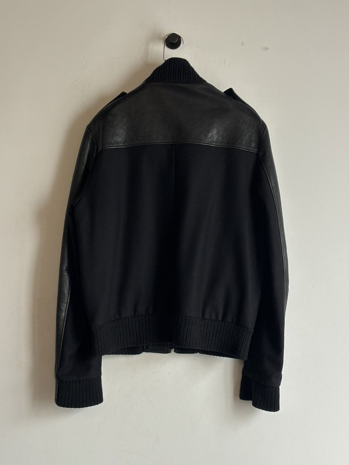 Maison Margiela Maison Martin Margiela | AW 2014 Leather Wool Zip Jacket Size US M / EU 48-50 / 2 - 4 Thumbnail