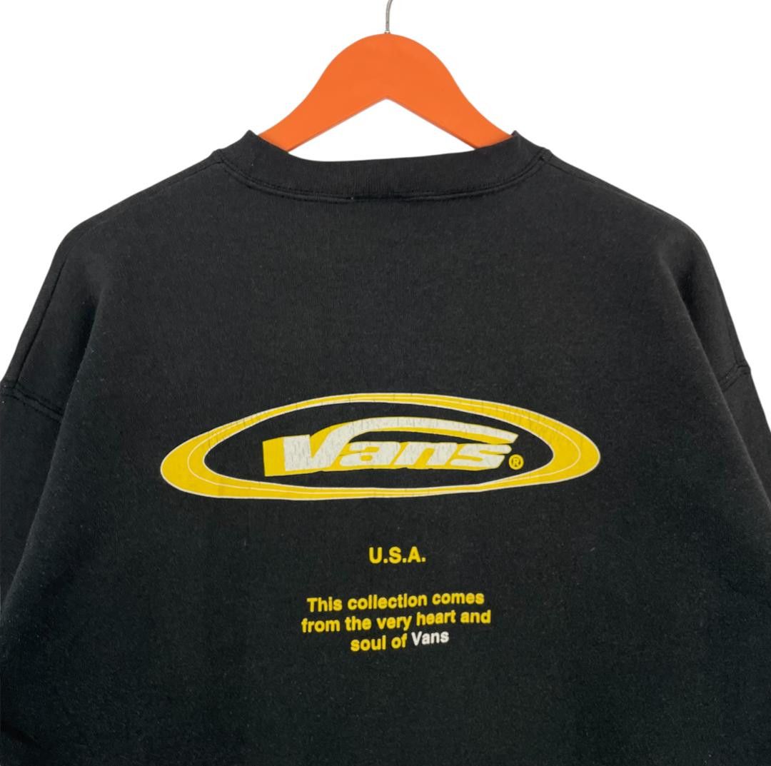 Vans Vintage Vans Backhit Printed Logo Pullover Sweatshirt Size US M / EU 48-50 / 2 - 3 Thumbnail