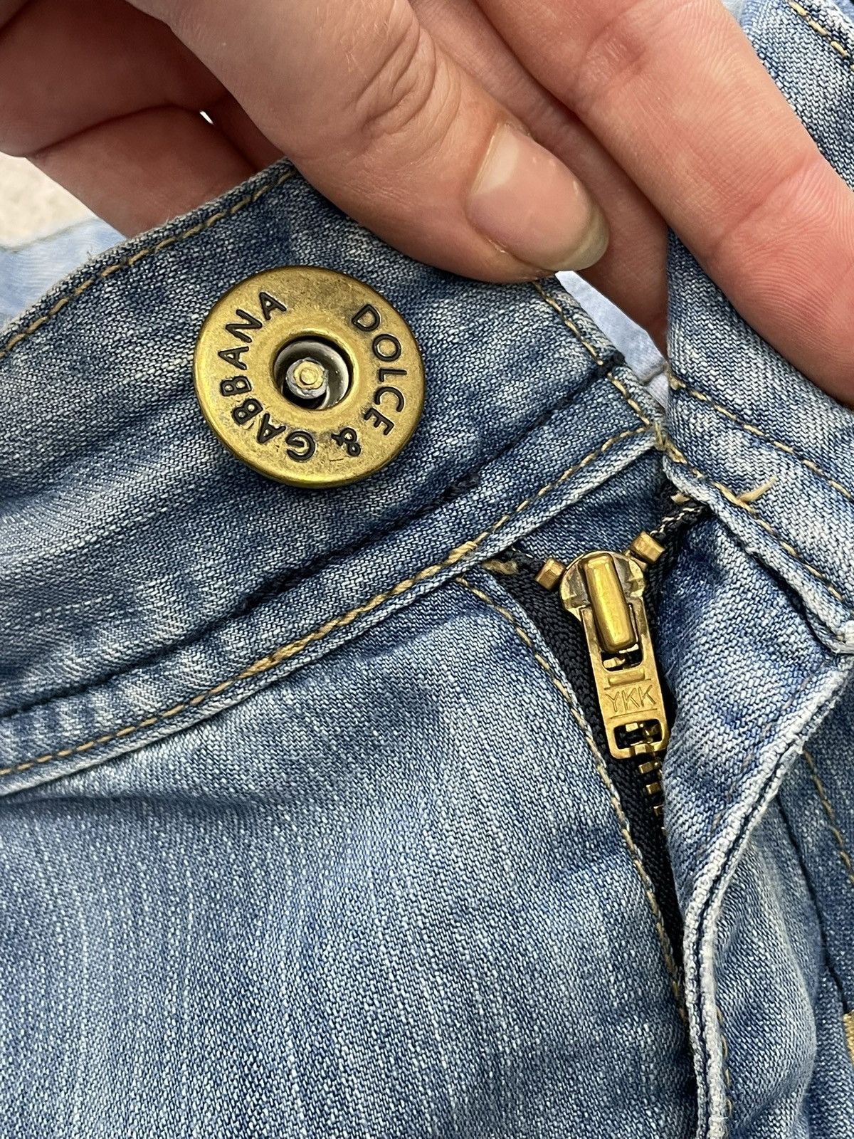 Dolce & Gabbana Rare flared denim cargo Dolce Gabbana 2000s pants jeans Size US 29 - 6 Thumbnail
