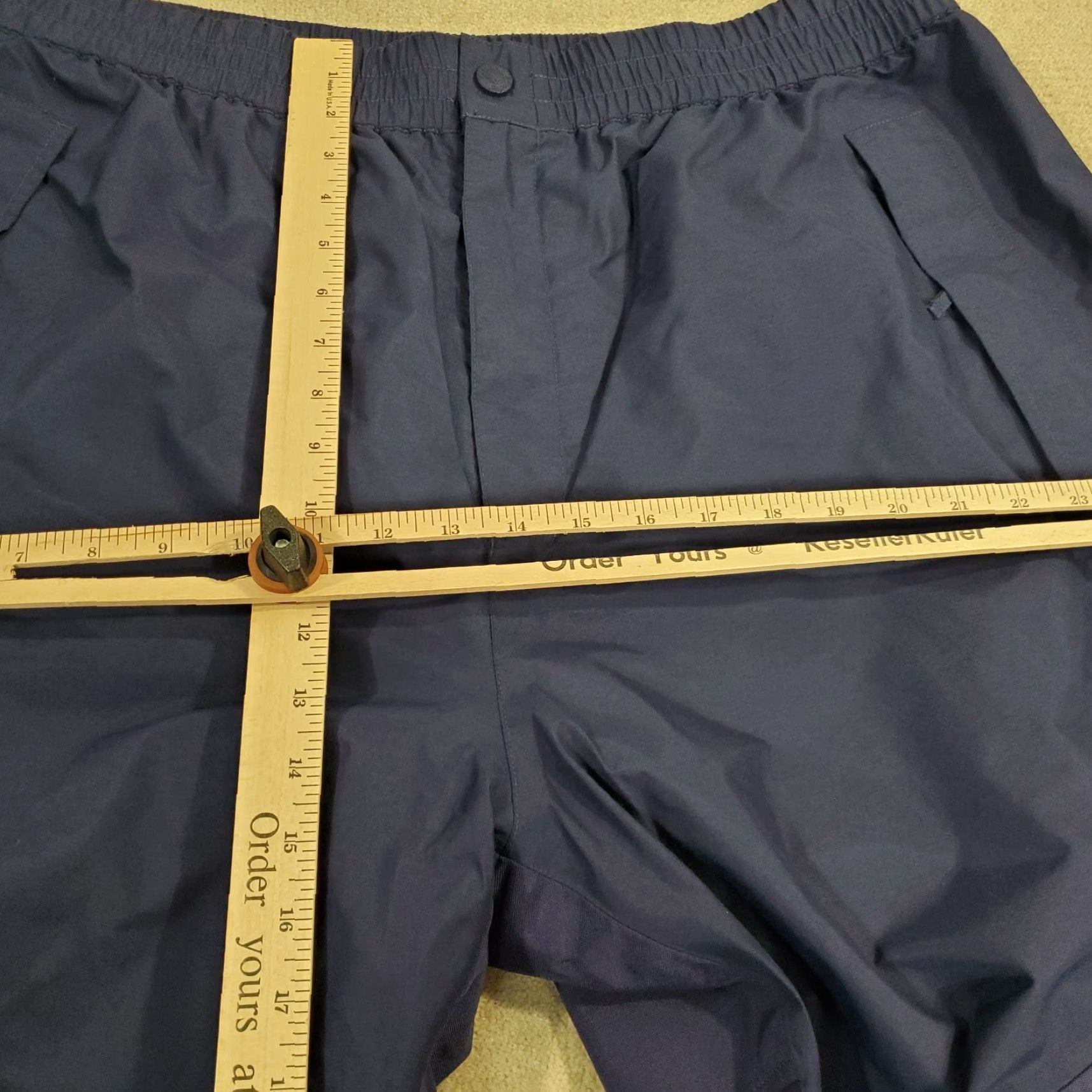 Vintage Cabela's Pants Mens 2XL Blue Windbreaker Outdoor Hunting Fishing Nylon Regular Straight Inseam 30 Ankle Zip Lightweight Gore Tex Size US 39 - 4 Thumbnail