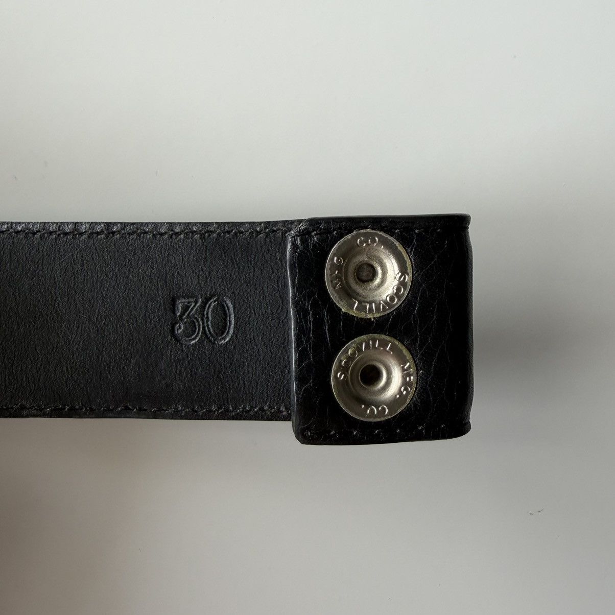 Chrome Hearts 30inch CHROME HEARTS 1.5 STRAP Leather Belt stk Size ONE SIZE - 3 Thumbnail