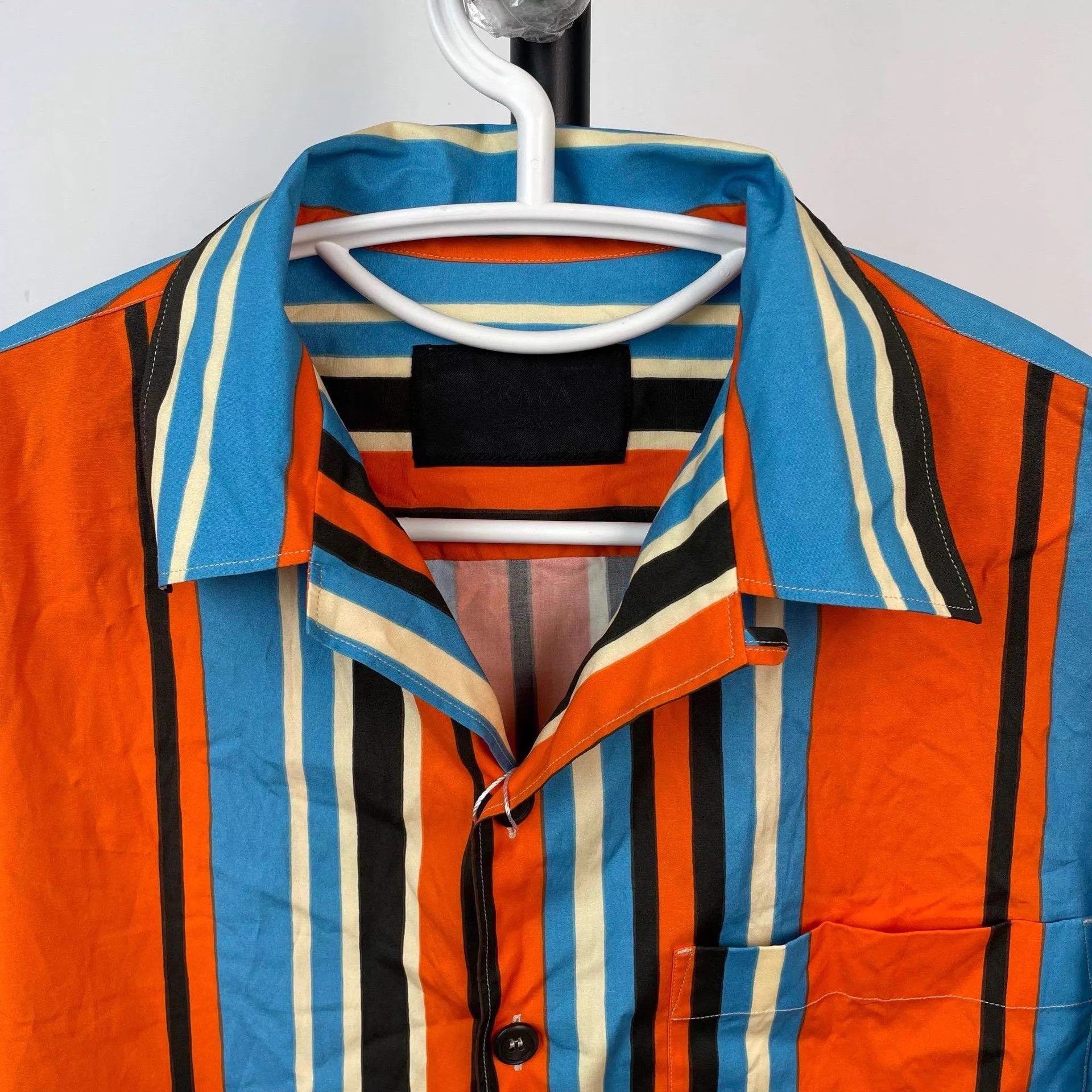 Prada Prada Striped Short-Sleeve Tee 180/96 Size US M / EU 48-50 / 2 - 2 Thumbnail