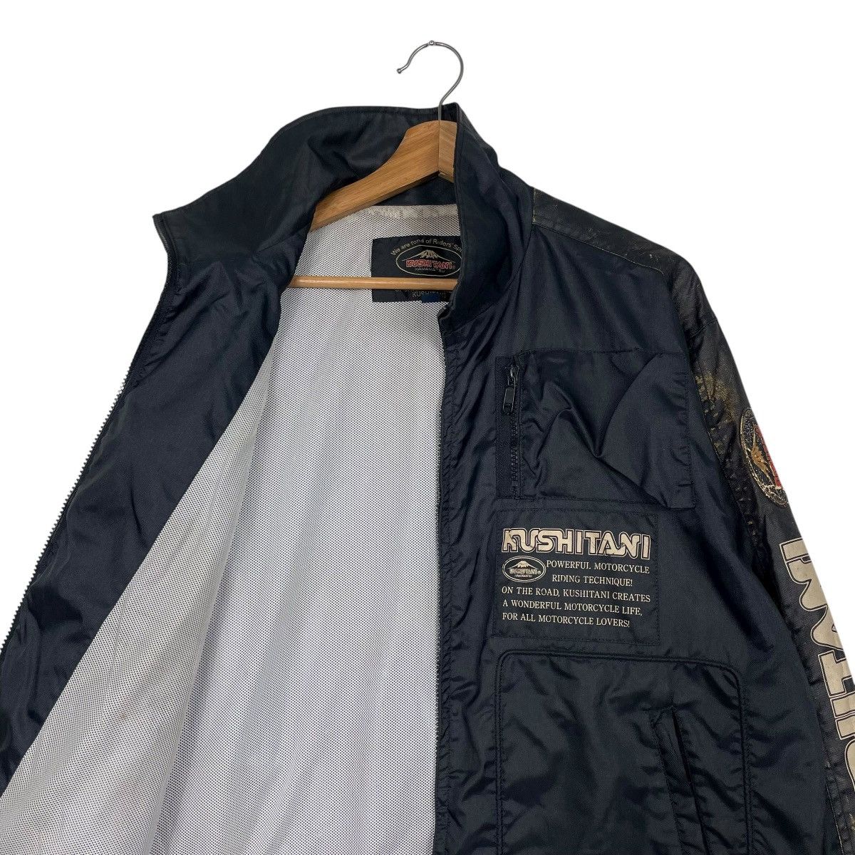 Japanese Brand Team Kushitani Motorcycle Riding Jacket Size US L / EU 52-54 / 3 - 10 Thumbnail