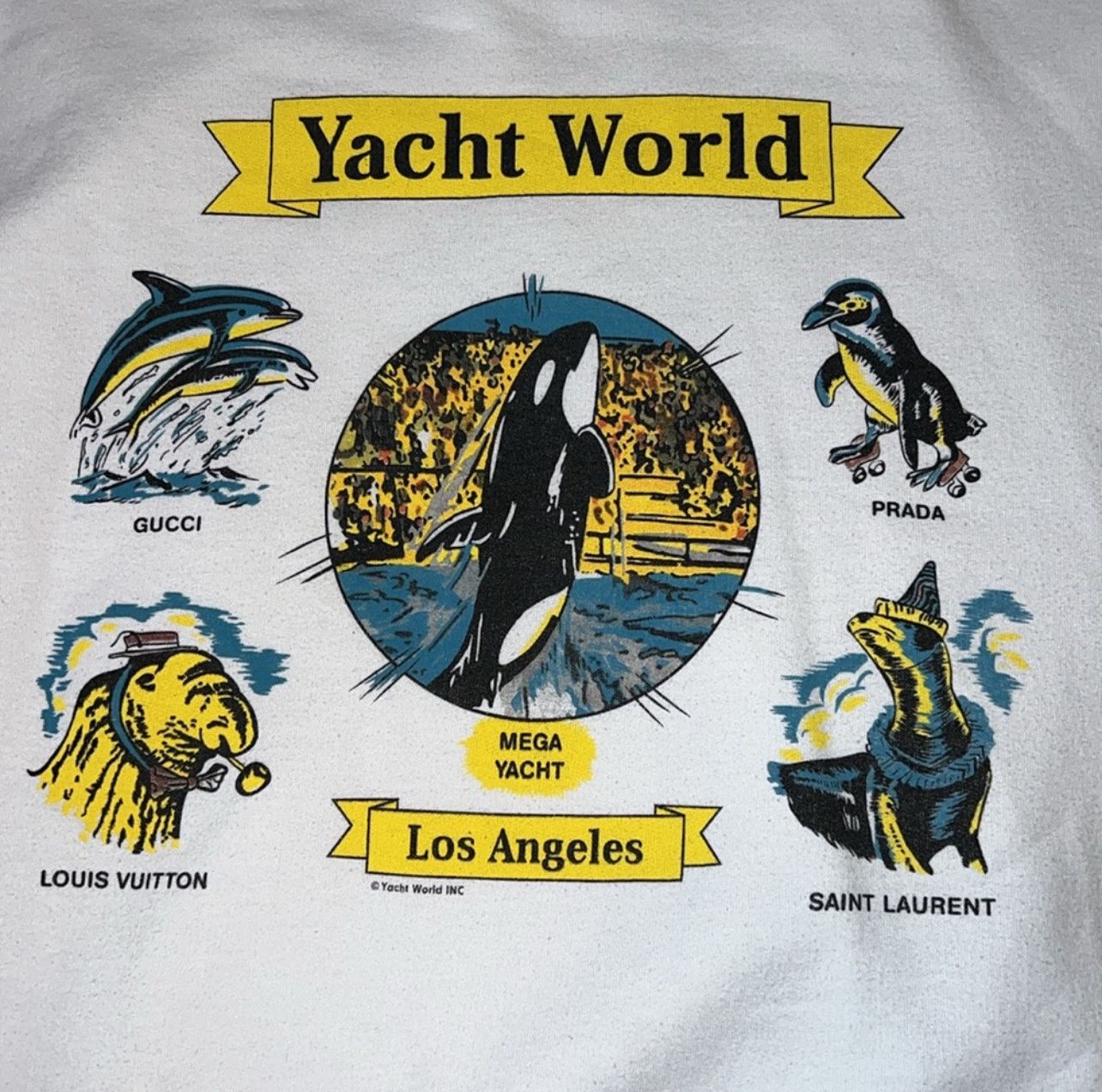 Mega Yacht Yacht World White Los Angeles SweatShirt Size US XL / EU 56 / 4 - 5 Thumbnail