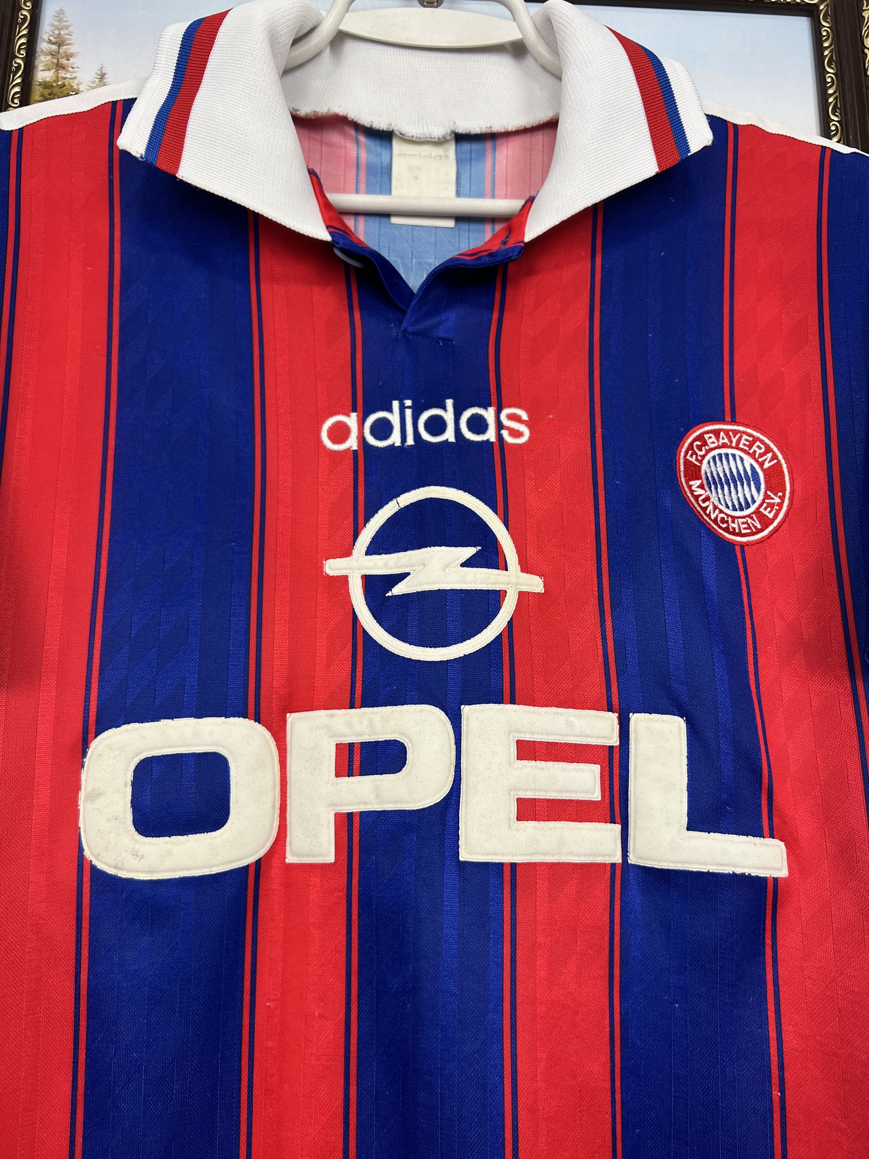 Adidas VintageAdidas Bayern Munich Football Shirt #7 Scholl Tee Size US L / EU 52-54 / 3 - 3 Thumbnail