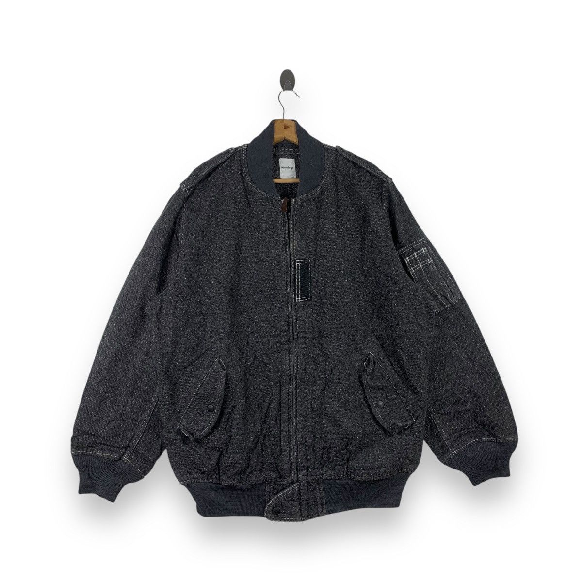 Vintage REVOLVER Made In Japan Designer Bomber Jacket
