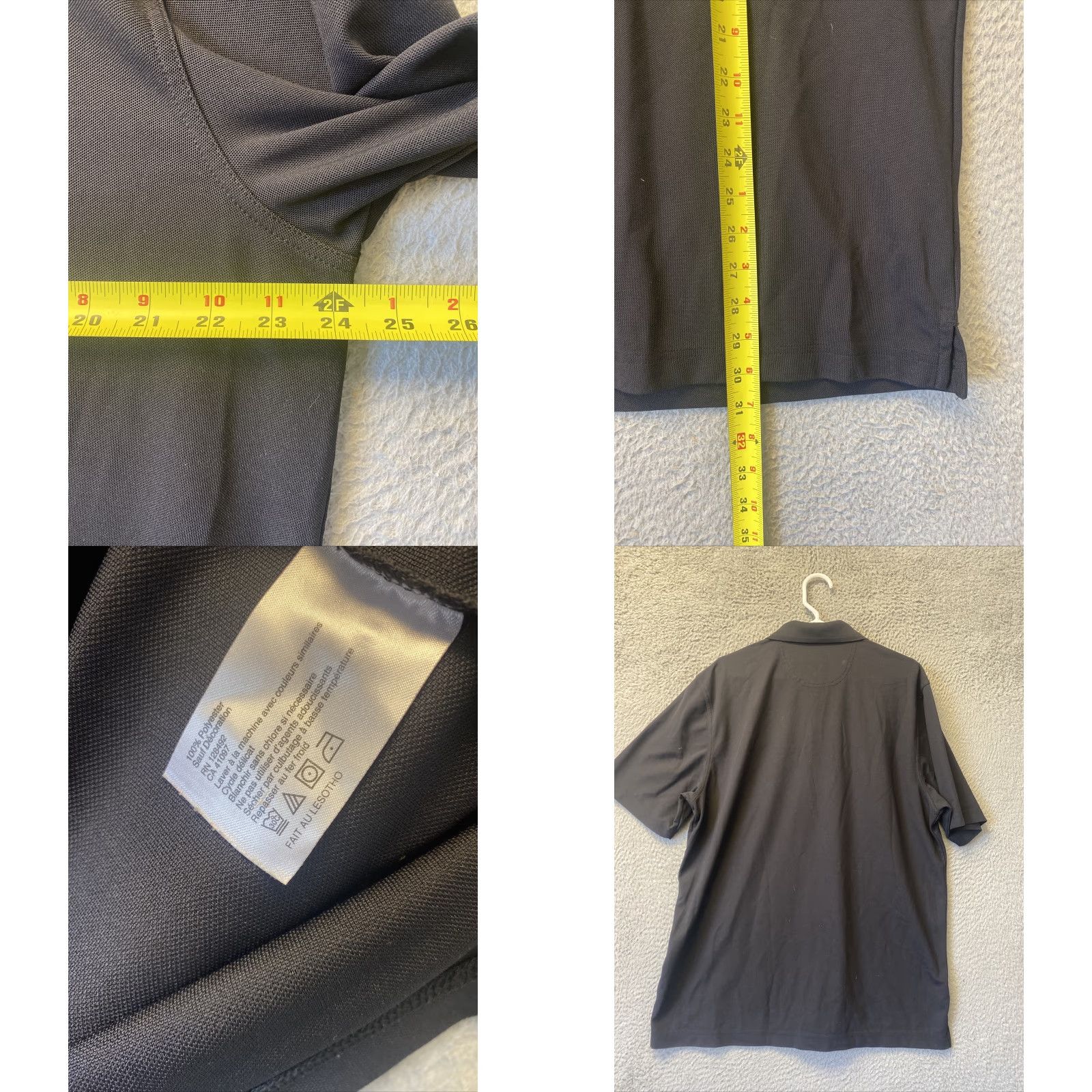 Vintage Greg Norman Polo Shirt Adult XL Black Heatgear Casual Golf Loose Mens 35-98 Size US XL / EU 56 / 4 - 8 Thumbnail