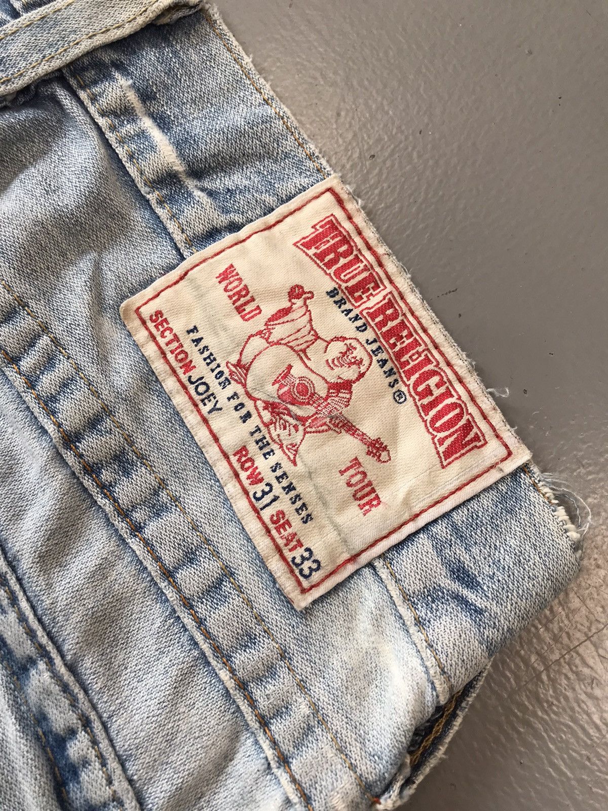 Rock Revival × True Religion × Vintage Vintage true religion distressed embroidered bootcut denim Size US 35 - 10 Thumbnail