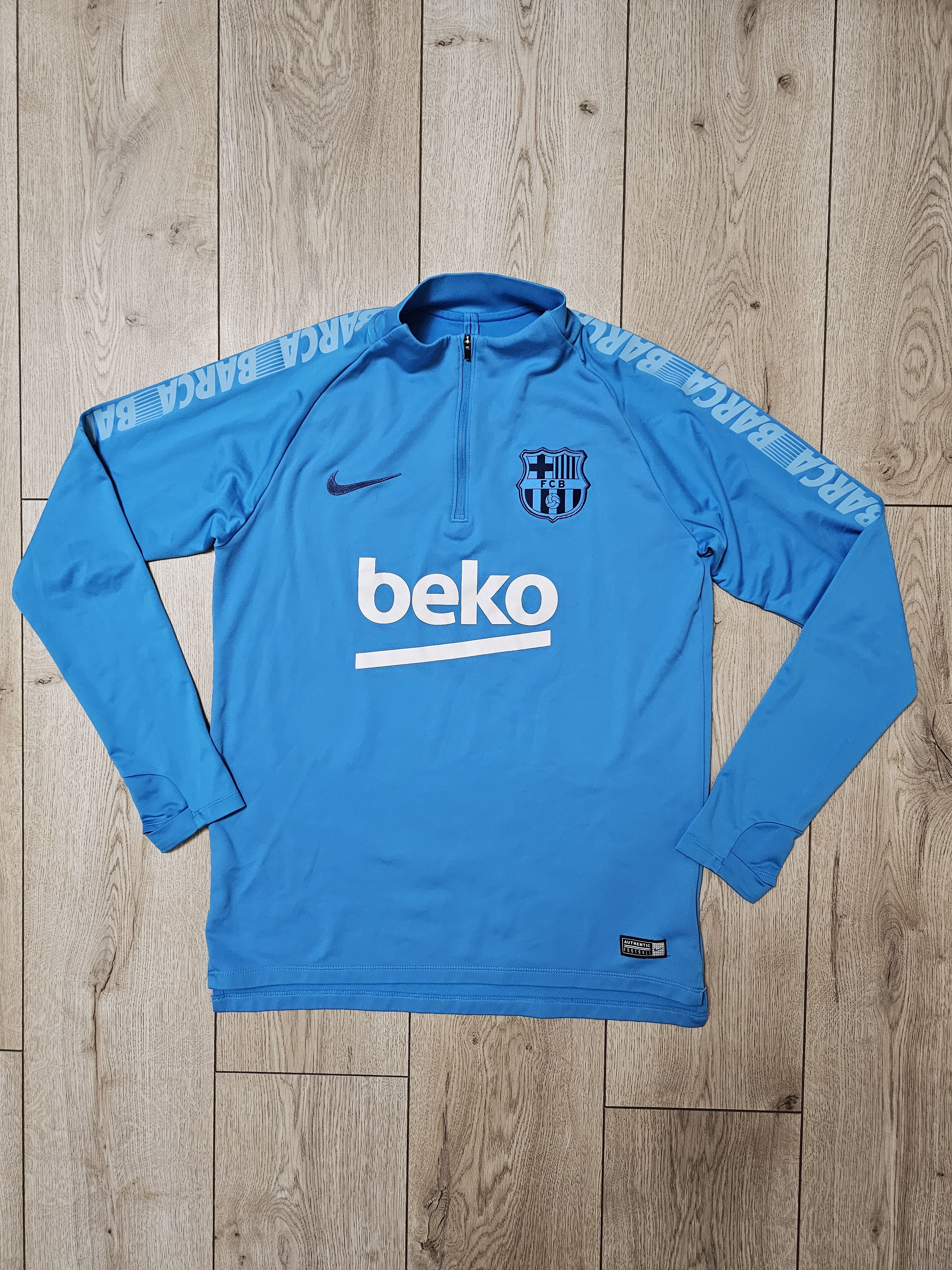 Nike BARCELONA 2019 TRAINING FOOTBALL JACKET DRILL TOP SOCCER Size US M / EU 48-50 / 2 - 1 Thumbnail