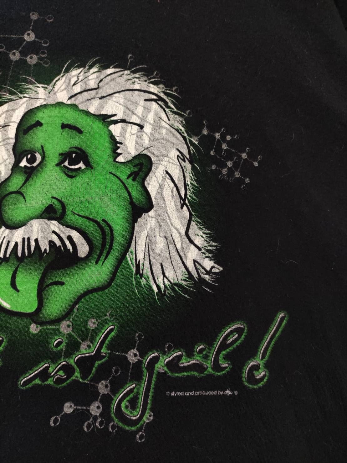 Arts & Science Vtg 00's Albert Einstein " Geist ist Geil " T-Shirt Size US XXL / EU 58 / 5 - 4 Thumbnail