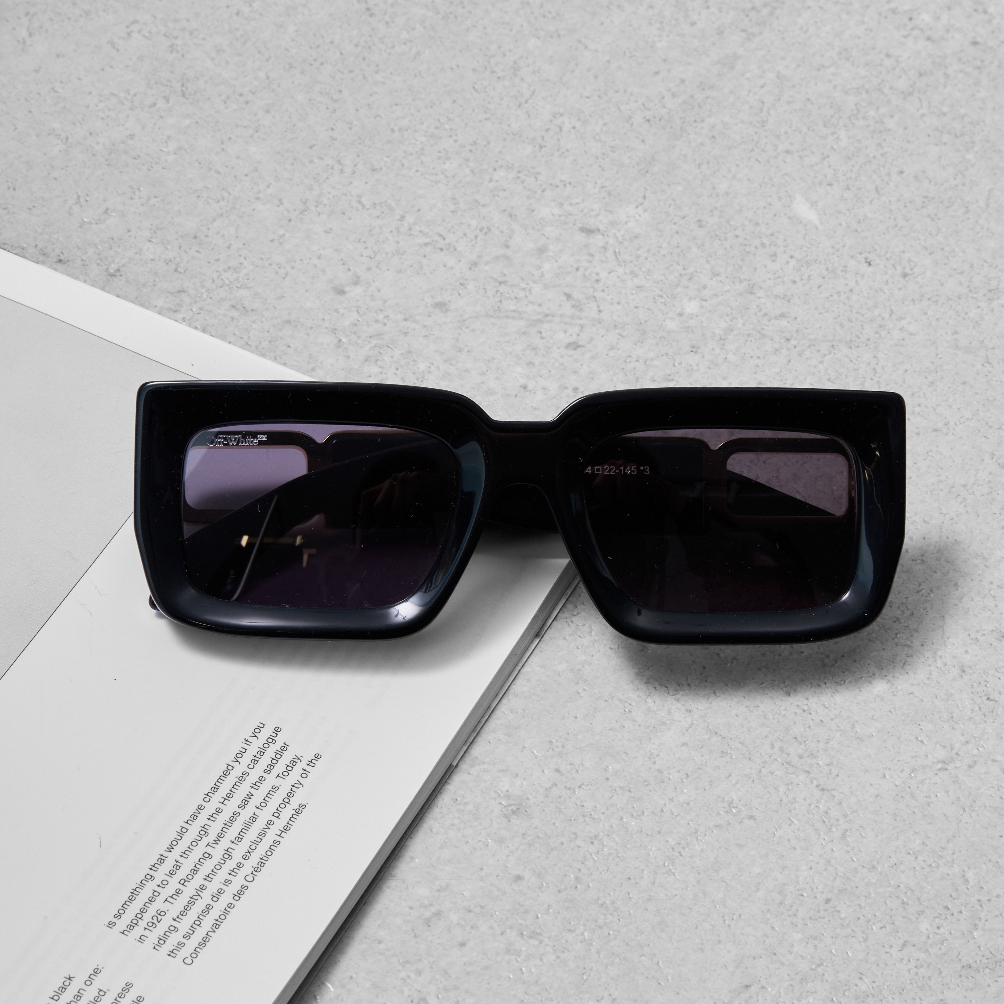 Off-White OFF WHITE Boston Rectangular Frame Sunglasses Size ONE SIZE - 2 Thumbnail