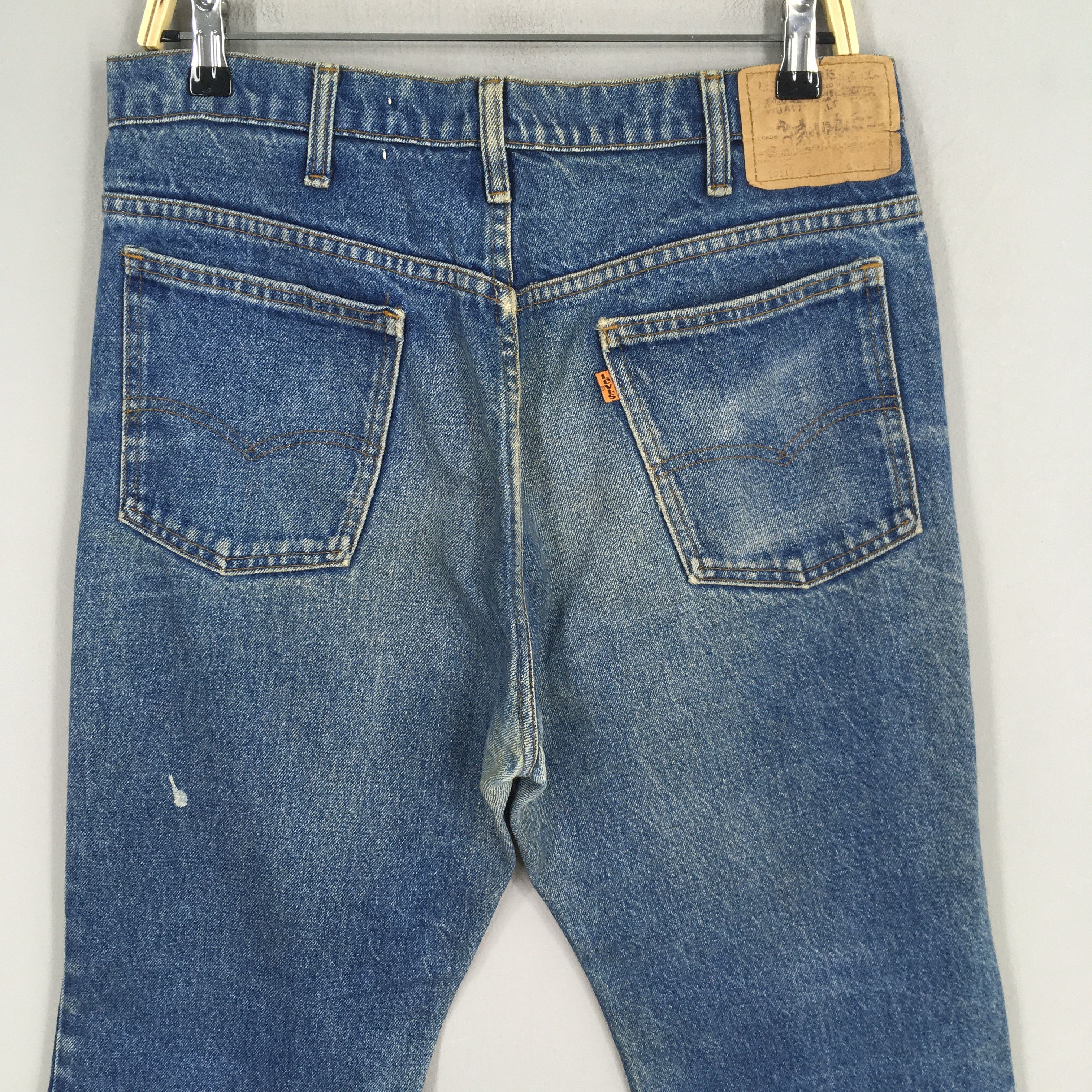 Levi's Size 31X26.5 Levi's 517 Stonewash Flare Bootcut Jeans S894 Size 31" - 9 Thumbnail