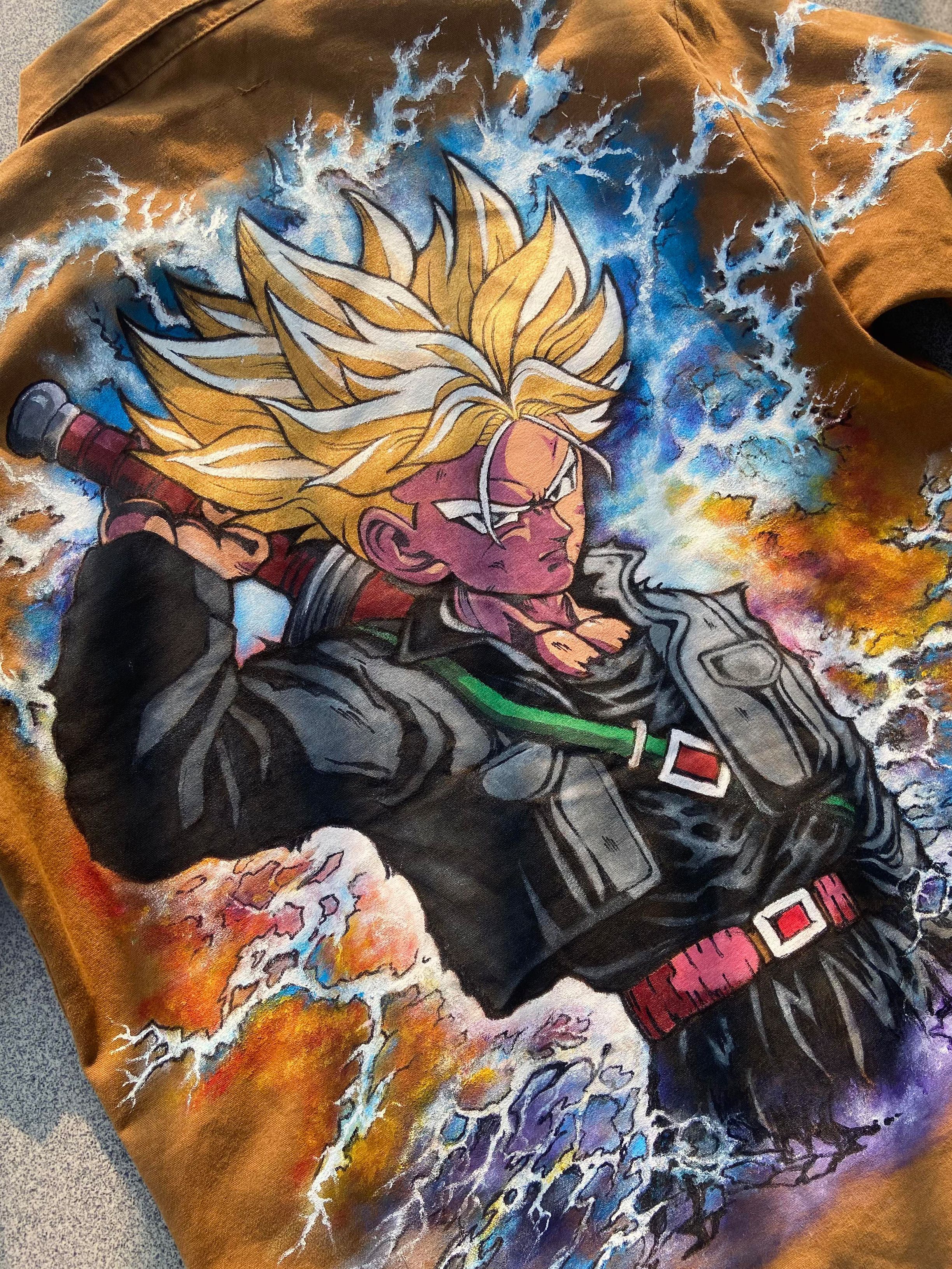 Other Custom jacket Goku hand painting Size US S / EU 44-46 / 1 - 3 Thumbnail