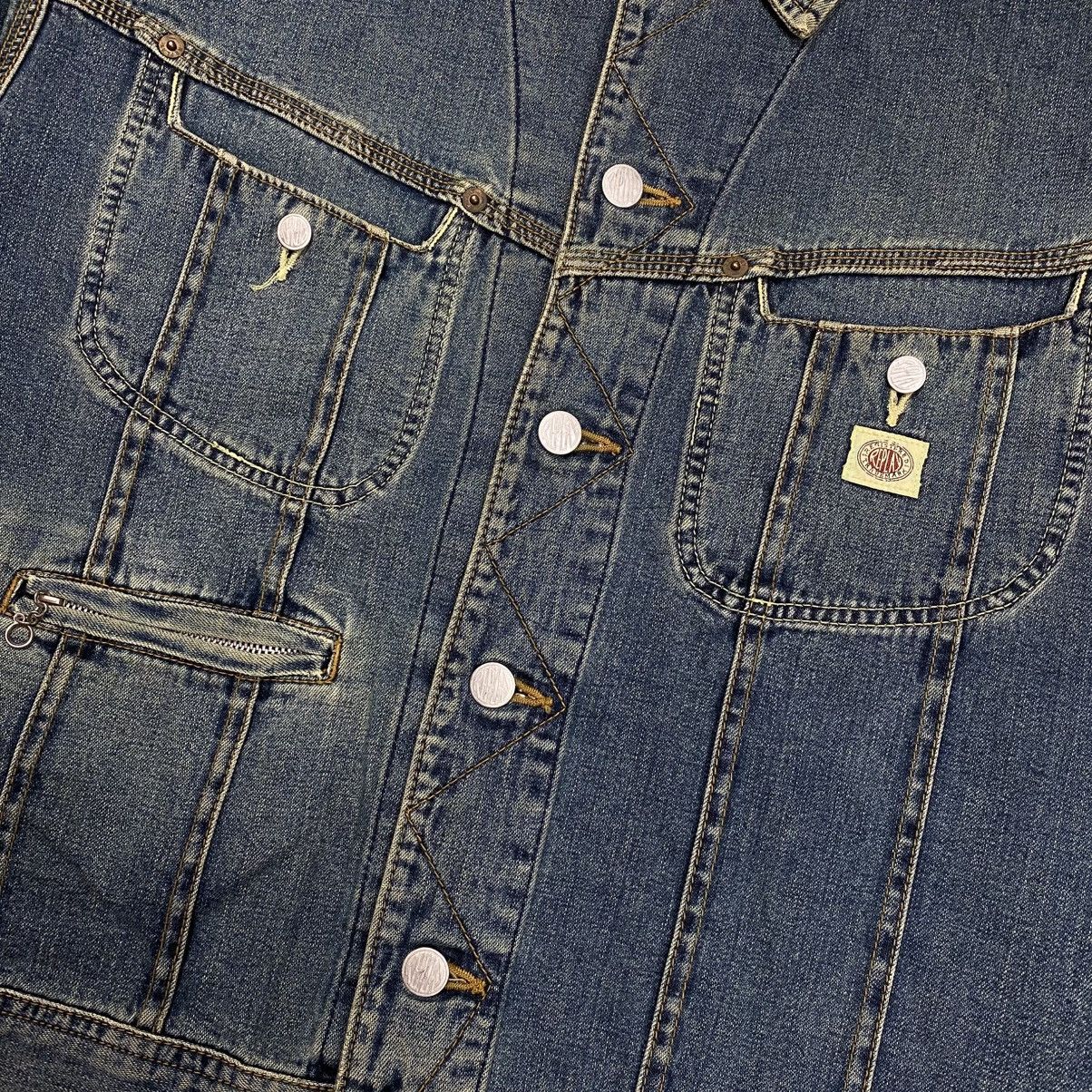 Replay Vintage Replay Italy Denim Trucker Jacket Size US L / EU 52-54 / 3 - 8 Thumbnail