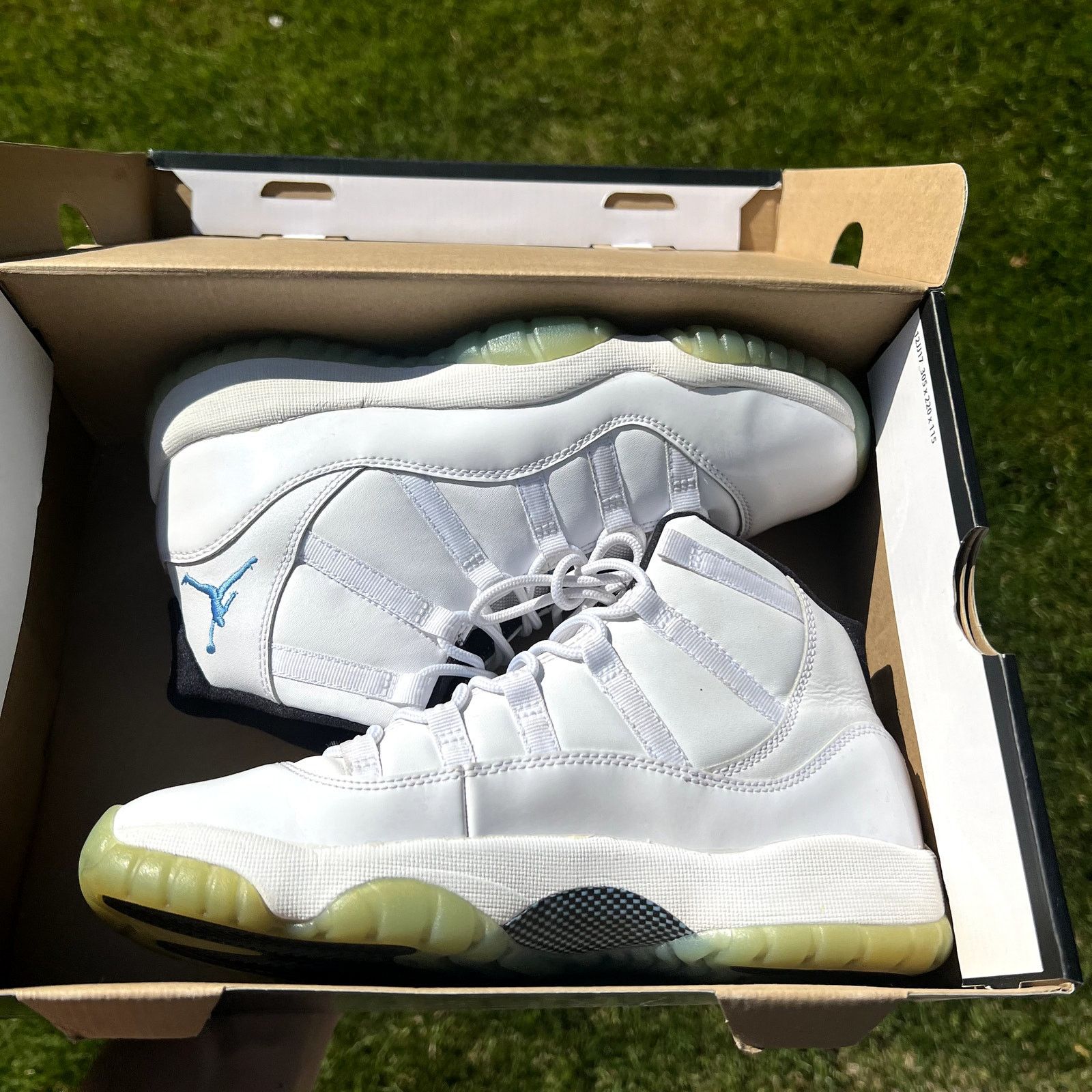 Jordan Brand × Nike Nike Air Jordan 11 BG Legend Blue Men's Shoes - Size 6.5 Size US 6.5 / EU 39-40 - 9 Thumbnail