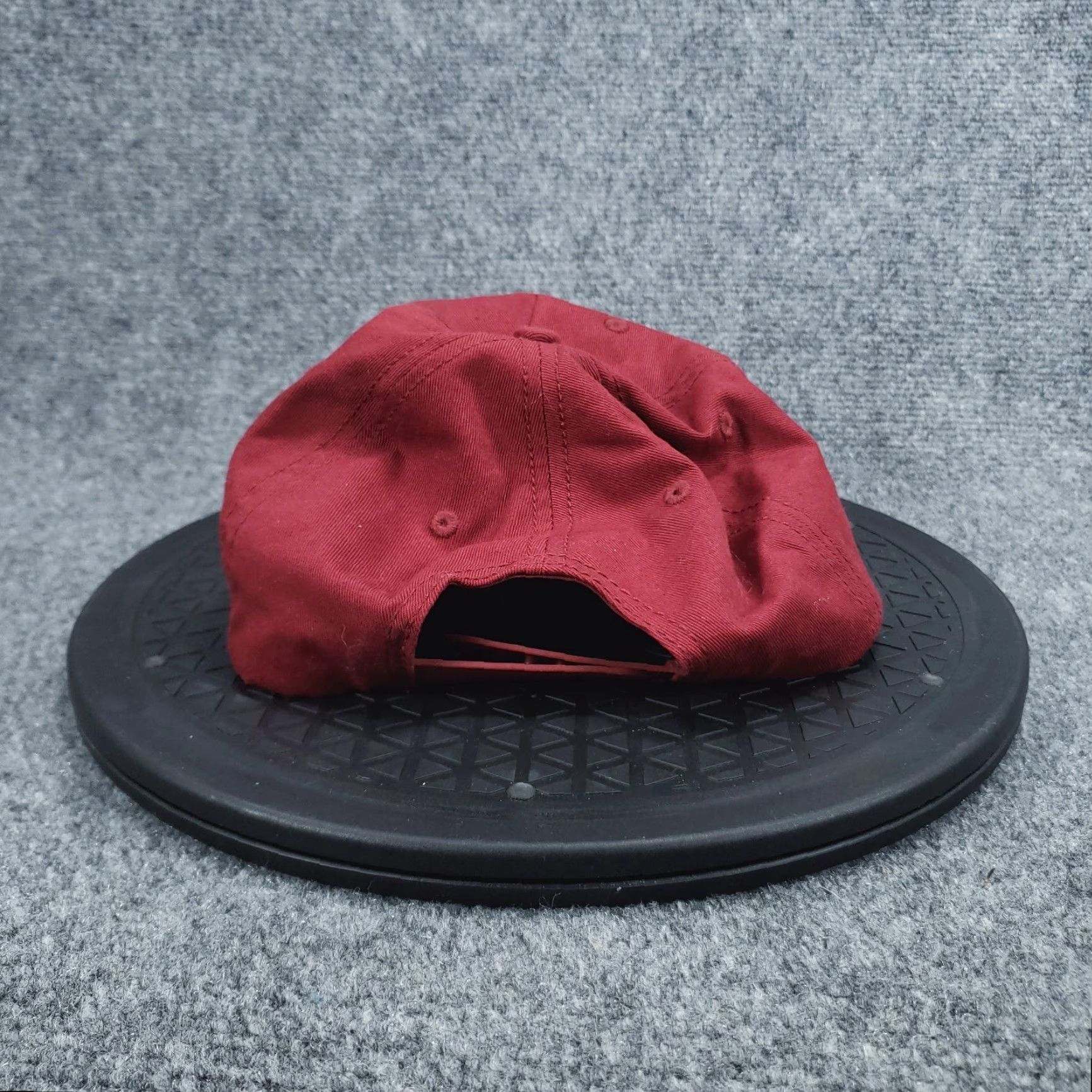 Timberland Timberland Cap Mens One Size Red Snapback Flat Brim Outdoor Hat Size ONE SIZE - 4 Thumbnail