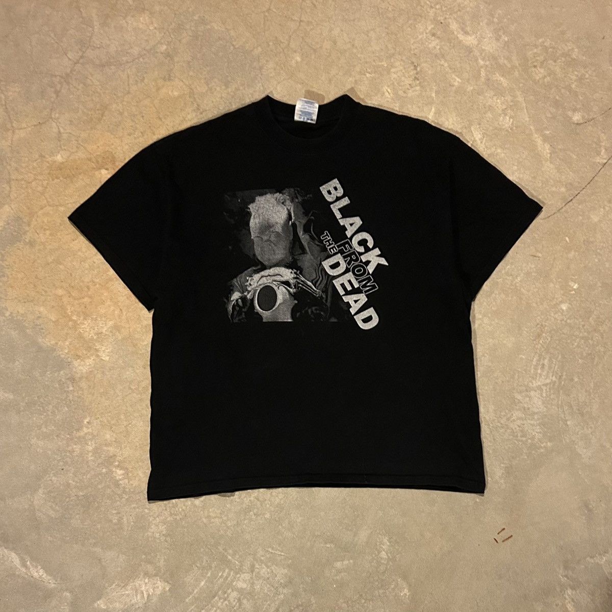 Band Tees × Vintage Crazy Vintage Y2K Black From the Dead Bile Band Tee Size US XL / EU 56 / 4 - 1 Thumbnail