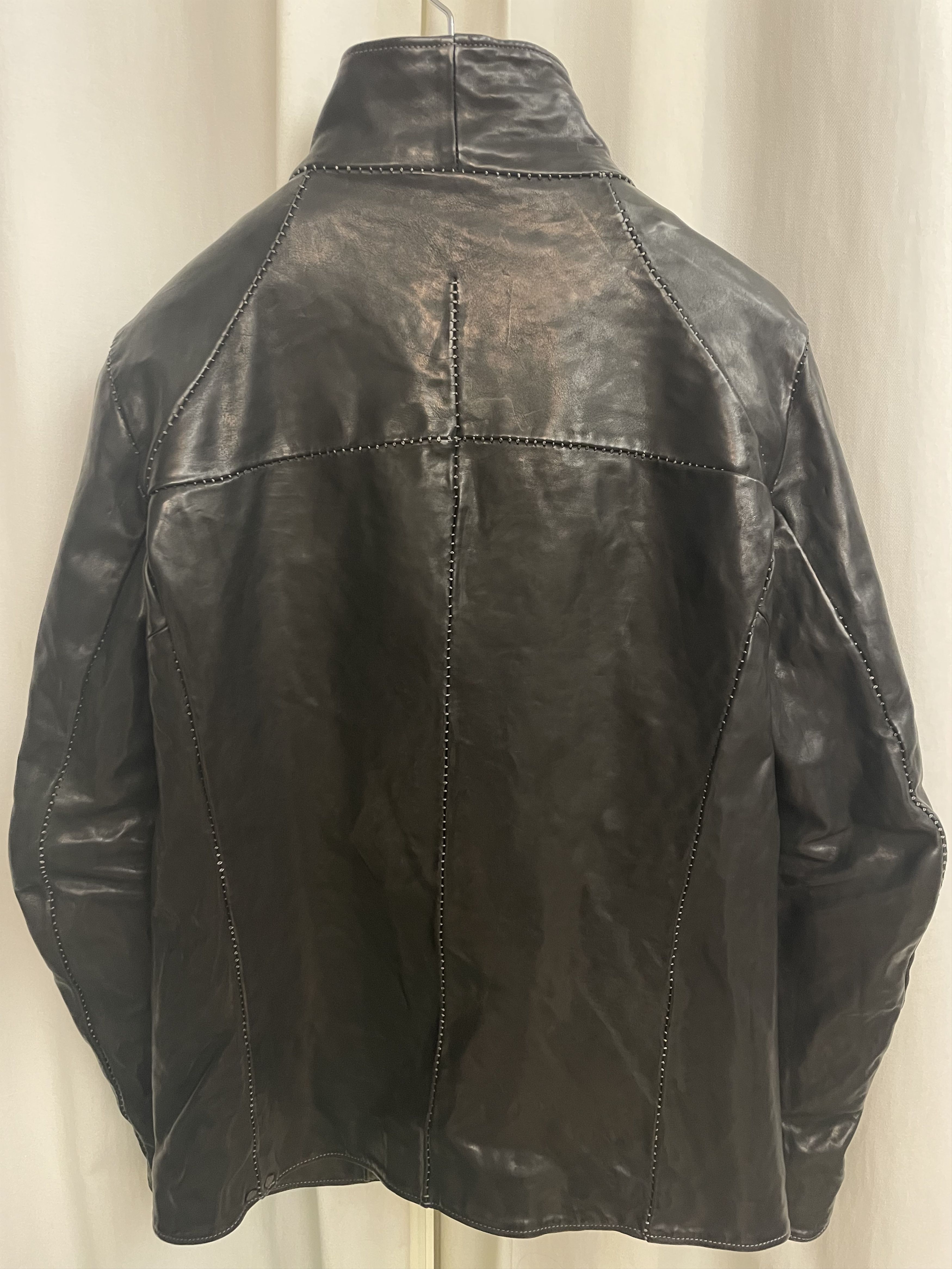 Incarnation Bias zip darts shoulder horse leather jacket Size US S / EU 44-46 / 1 - 5 Thumbnail
