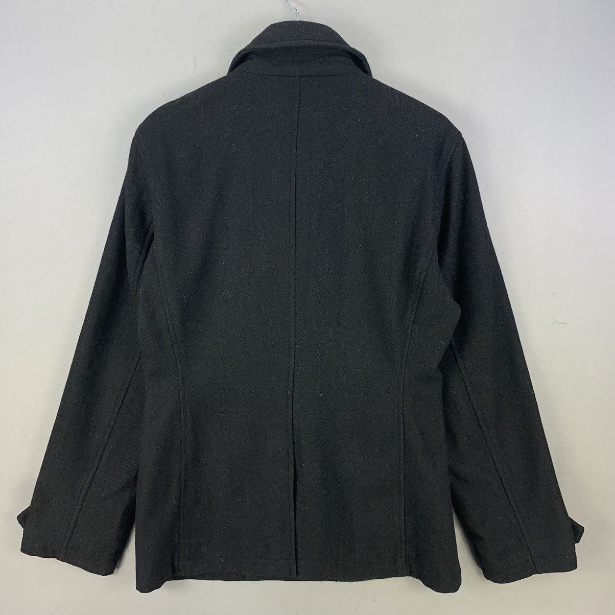 Japanese Brand Vintage Commontage Double Breasted Peacoat Wool Blend Jacket Size US L / EU 52-54 / 3 - 2 Thumbnail