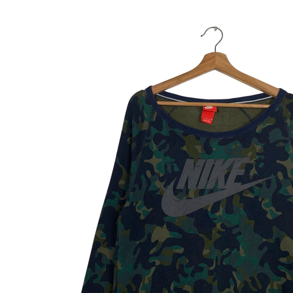 Nike Nike Camo Big Logo Sweatshirt Size S / US 4 / IT 40 - 6 Thumbnail