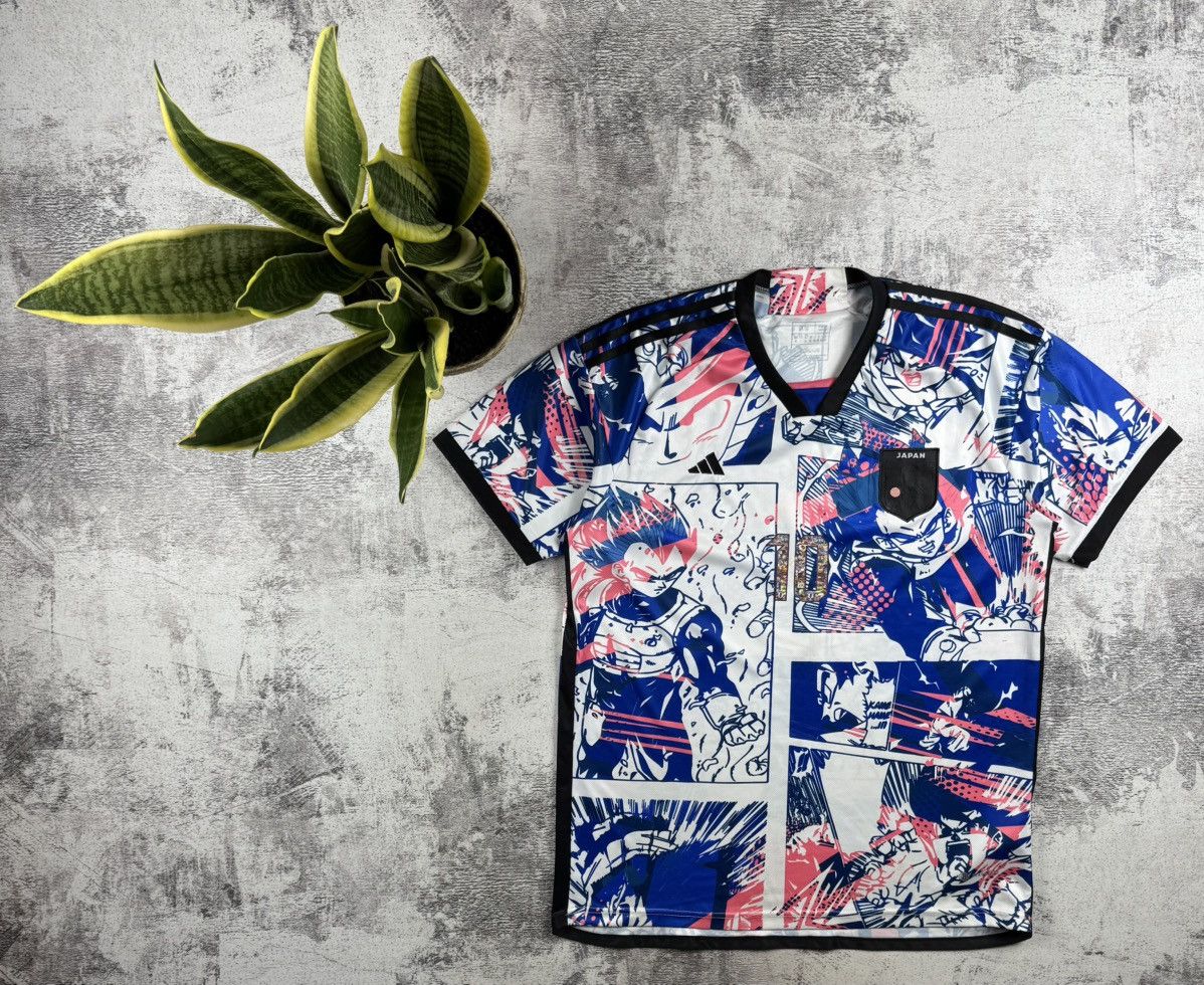 Vintage Japan 2023 #10 Anime Y2K Men’s XL Dragonball Soccer Football T Shirt Jersey Tee Size US XL / EU 56 / 4 - 1 Thumbnail