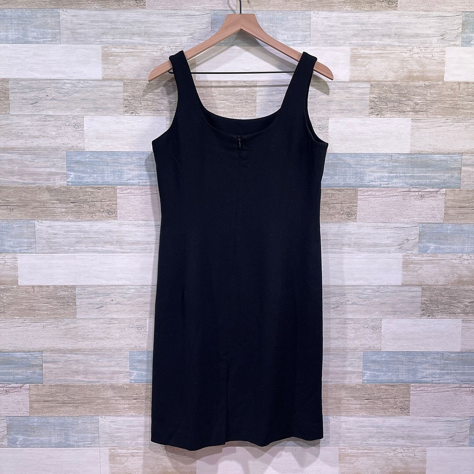 Jones New York × Vintage JONES NEW YORK 100% Worsted Wool Sheath Dress Womens 12 Size XL / US 12-14 / IT 48-50 - 4 Thumbnail