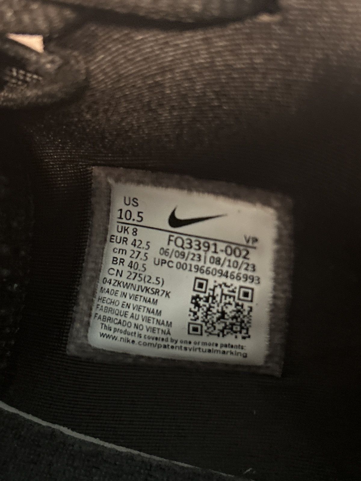 Nike Sabrina 1 TB ‘Black’ Size US 10.5 / IT 40.5 - 6 Thumbnail
