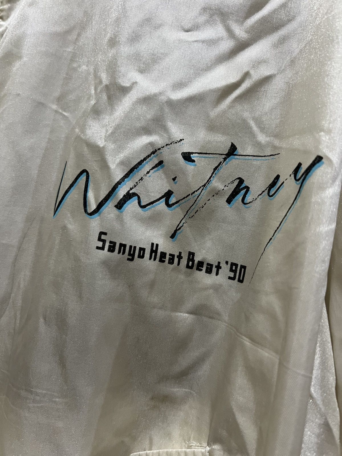 Band Tees Rare 90s Vintage Whitney Houston Sanyo Heat Beat Japan Tour Size US L / EU 52-54 / 3 - 5 Thumbnail