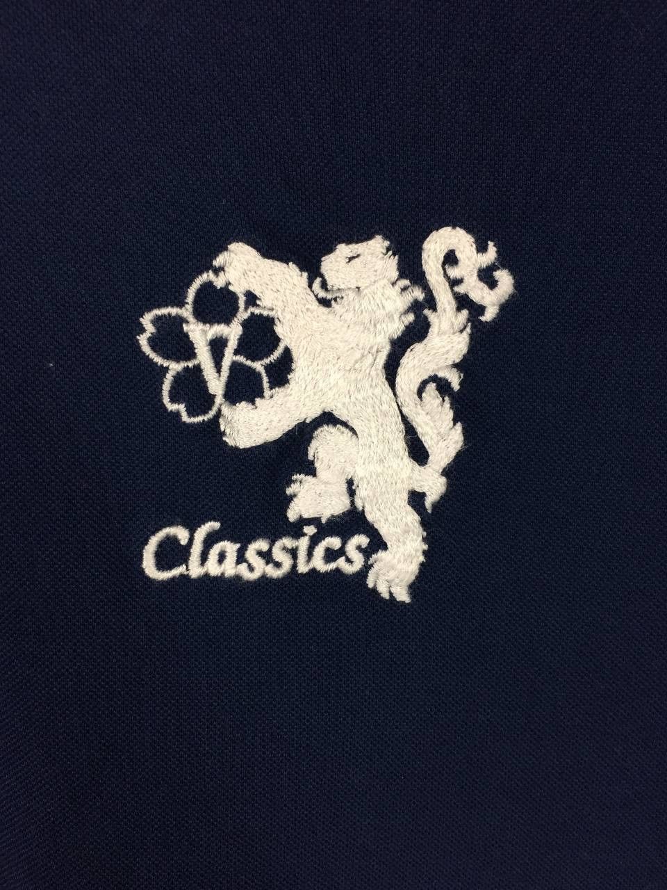 Japanese Brand VAN JAC Japan Embroidered Logo Tipped Mock Neck Polo Shirt Size US L / EU 52-54 / 3 - 4 Thumbnail