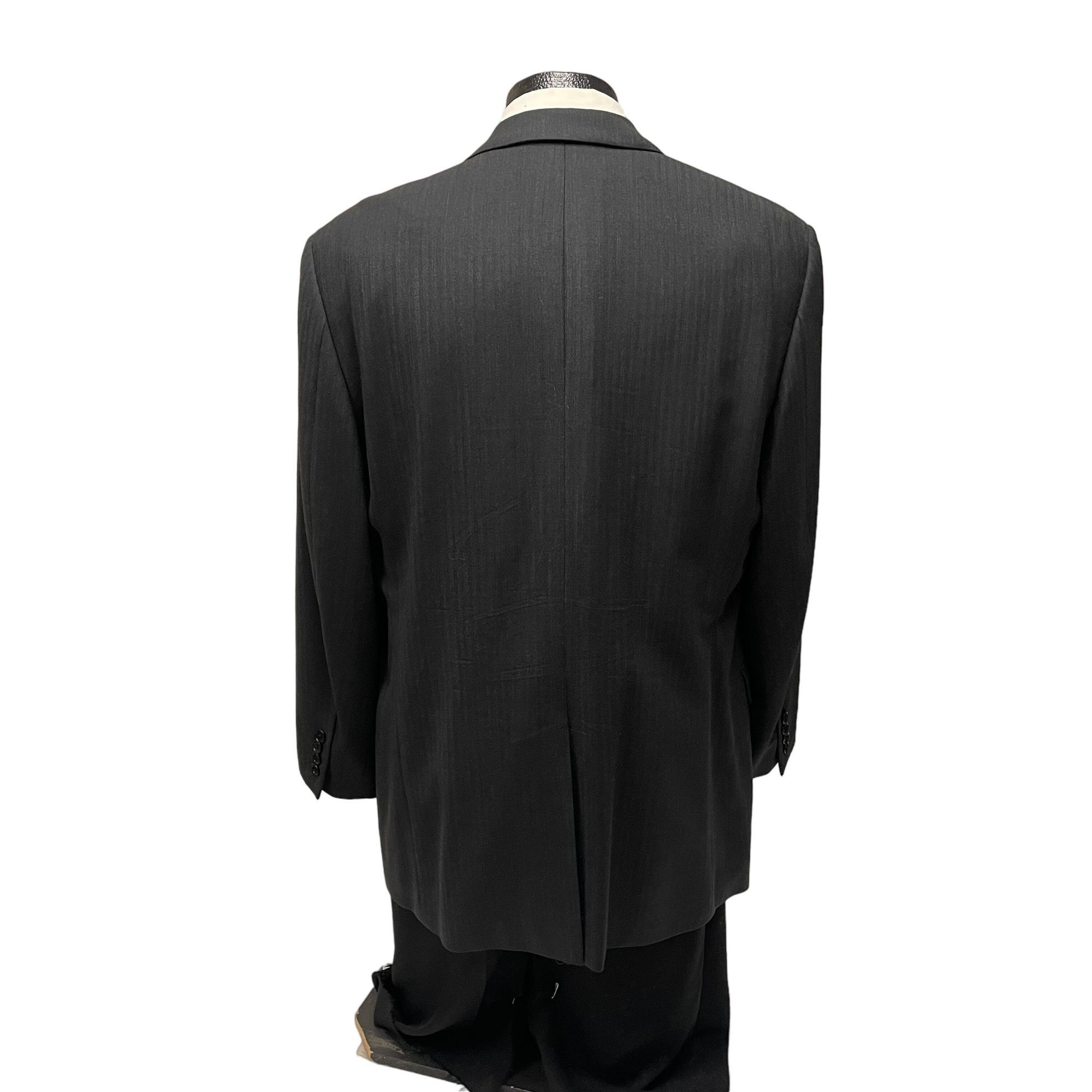 Brooks Brothers Brooks Brothers 346 Black HERRINGBONE Stretch Sport Coat Size 42R - 3 Thumbnail