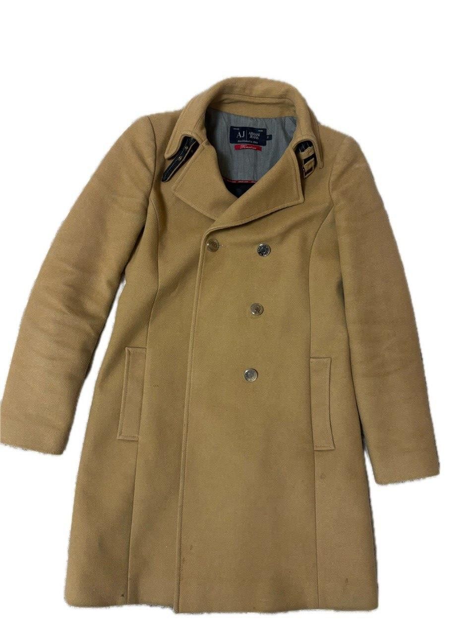 Armani Armani Jeans Camel Wool Coat – Women’s EU 38 – “Timeless” Size XS / US 0-2 / IT 36-38 - 2 Thumbnail