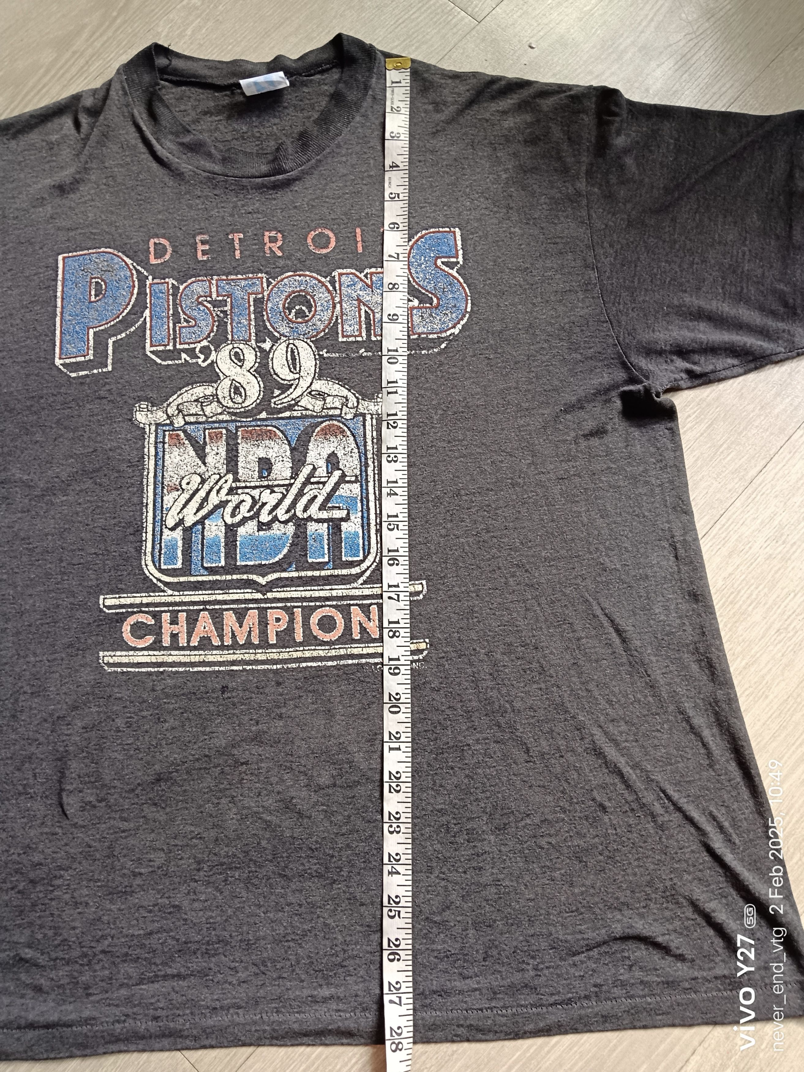 Logo 7 × NBA × Vintage VINTAGE NBA DETROIT PISTON PAPER THIN Size US XL / EU 56 / 4 - 10 Thumbnail