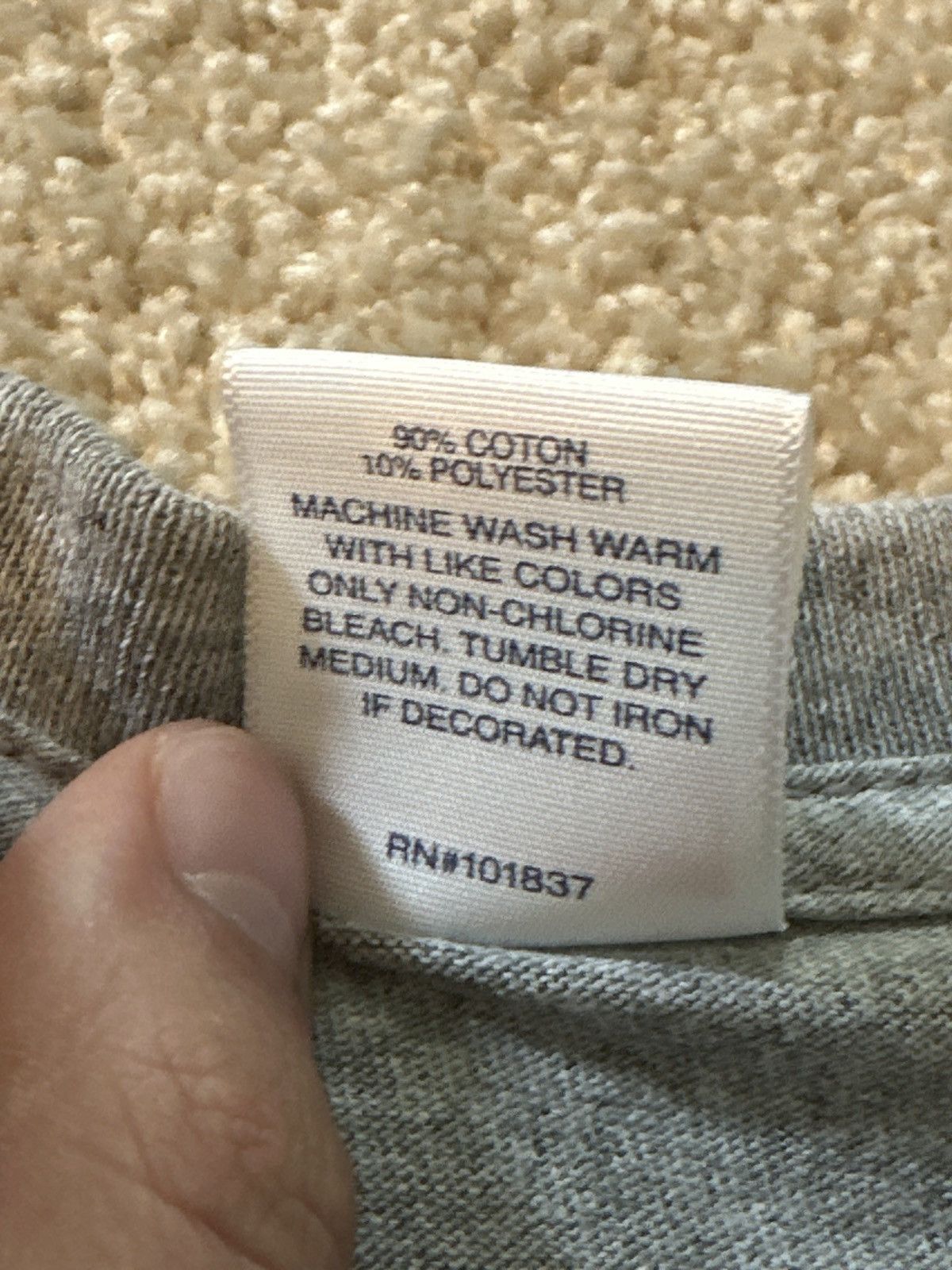 Supreme Supreme Ripple LS Heather Grey Tee Size US M / EU 48-50 / 2 - 3 Thumbnail