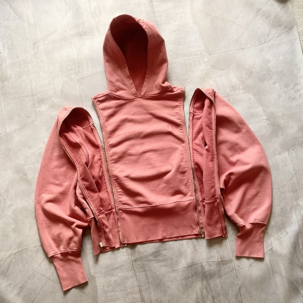 Hysteric Glamour TRE by Natalie Ratabesi Boxy Hoodie Zip-Off Sleeves RRP 699£ Size L / US 10 / IT 46 - 6 Thumbnail