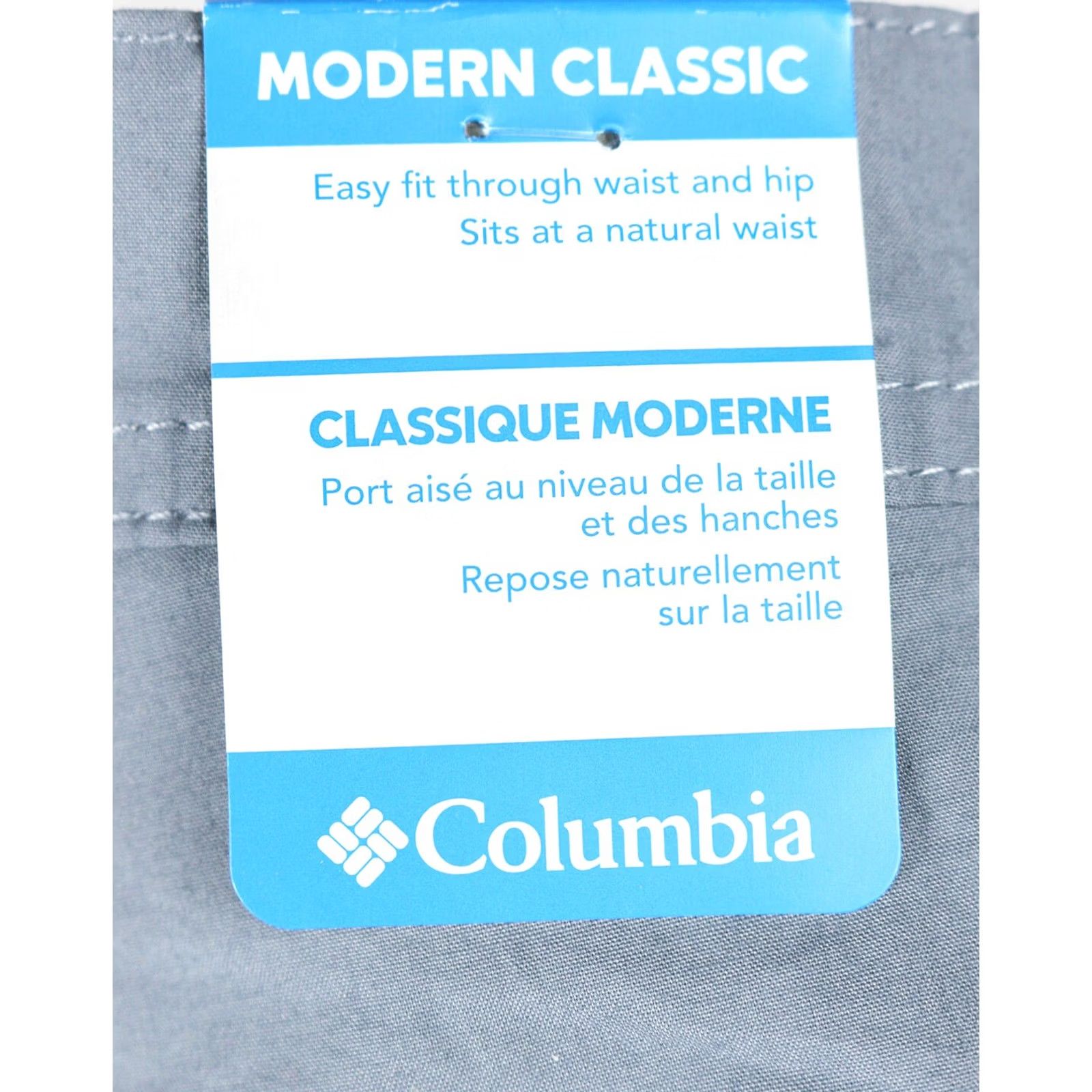 Vintage Columbia Men's Smoke Grey Washed Out Chino Shorts Inseam 10" Size US 42 / EU 58 - 7 Thumbnail