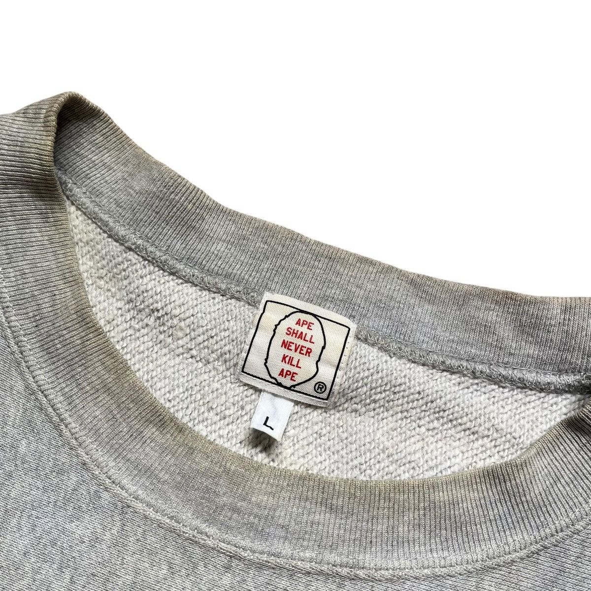 Bape × Vintage Vintage OG Bape by A Bathing Ape Sweatshirt Size US L / EU 52-54 / 3 - 3 Thumbnail