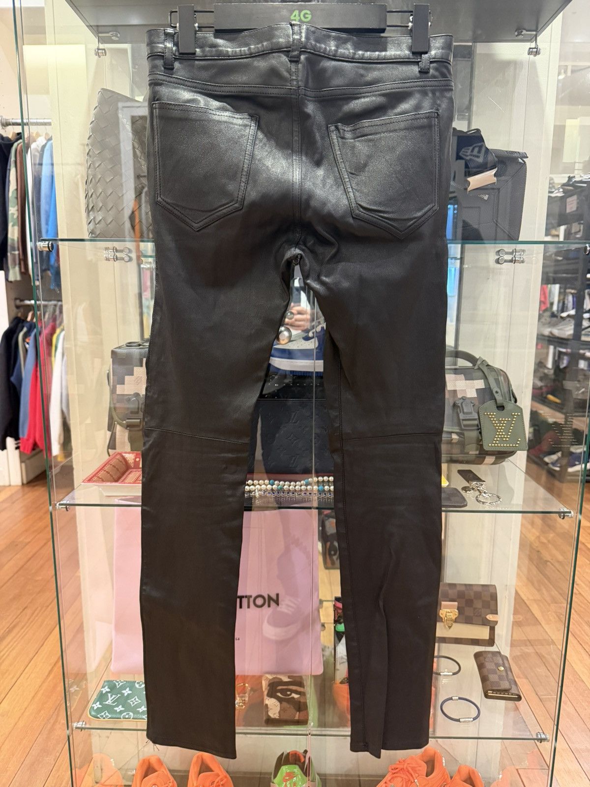 Saint Laurent Paris Saint Laurent Leather Pants Size US 28 / EU 44 - 2 Thumbnail