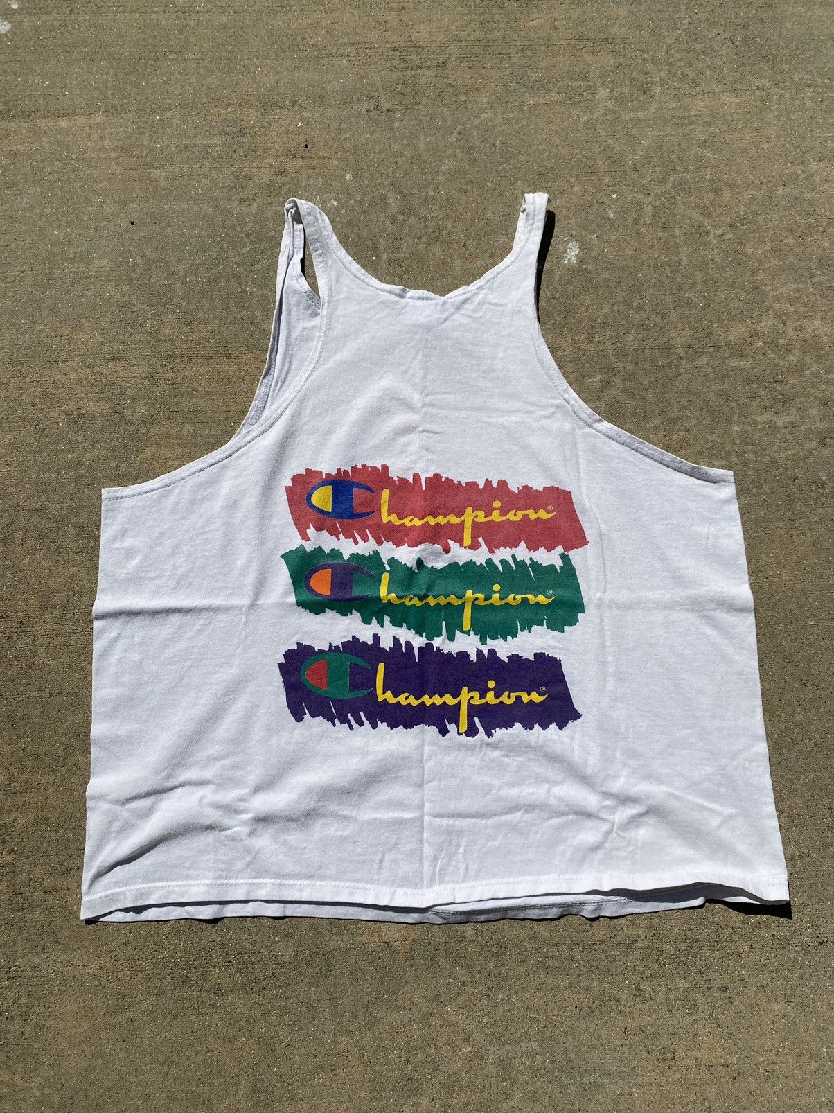 Champion × Vintage VINTAGE Champion Tank Top Size US L / EU 52-54 / 3 - 2 Thumbnail