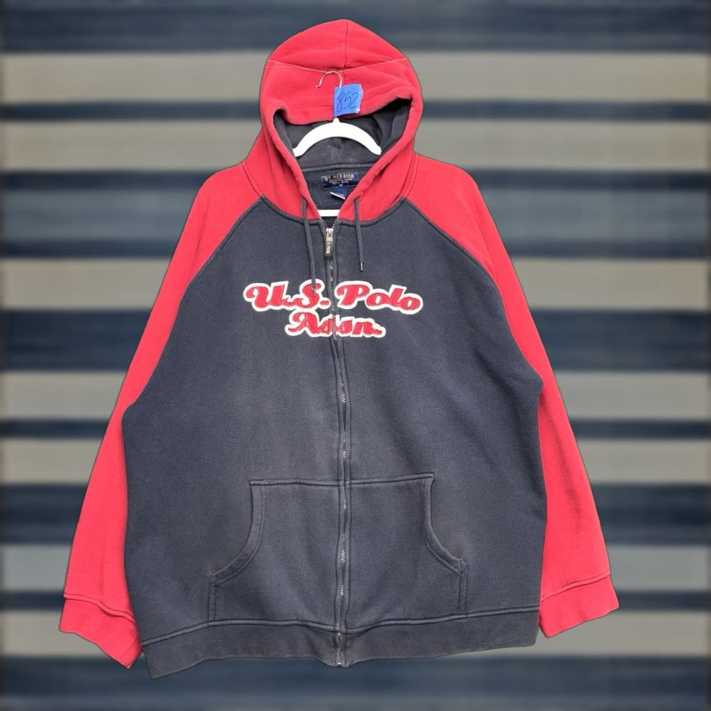 Vintage Vintage Polo ASSN Y2K Hoodie Mens 2XL Hip Hop Style Baggy Spellout Skater US Size US XXL / EU 58 / 5 - 1 Thumbnail
