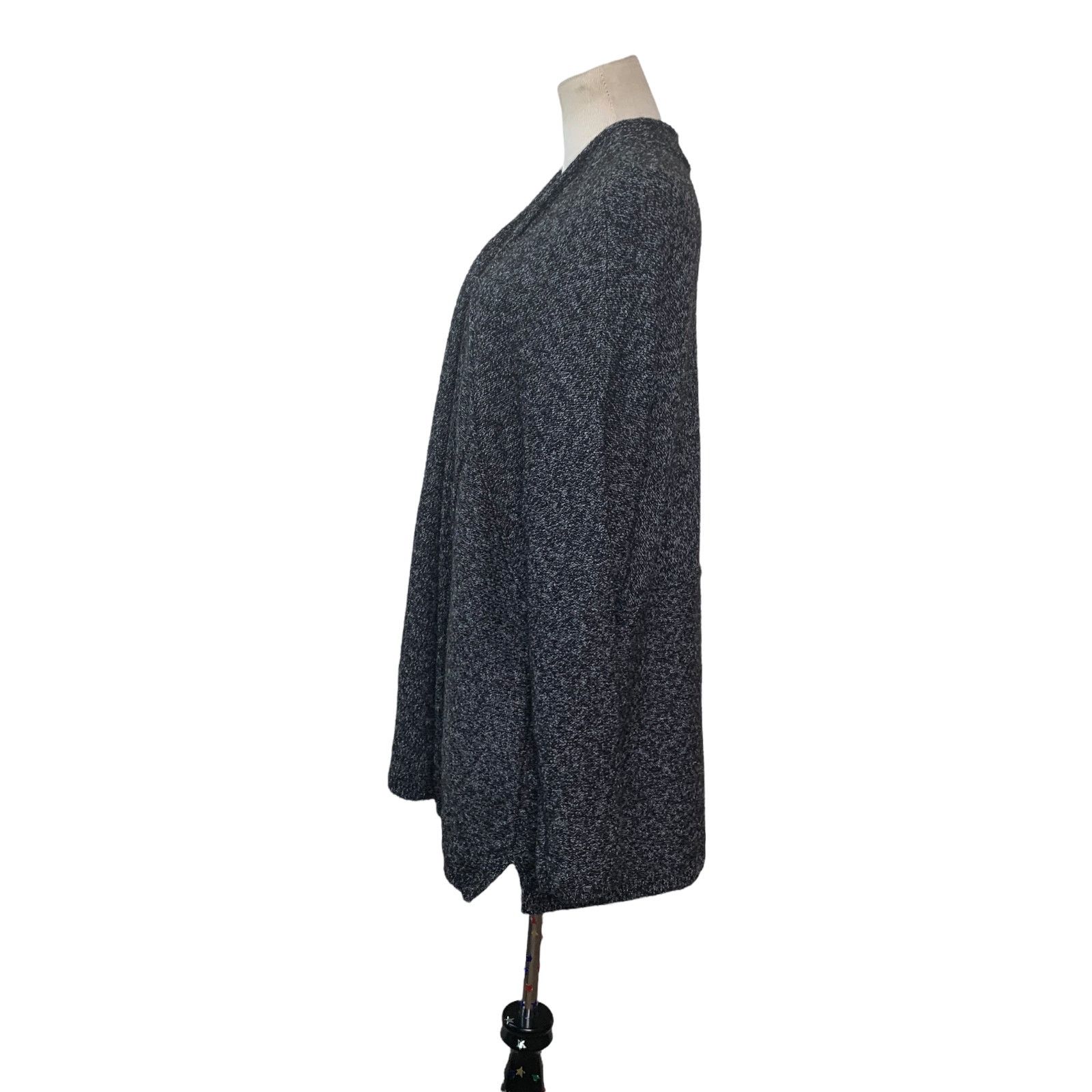 J. Jill Pure Jill gray semi dolman sleeves open cardigan size XL Size XL / US 12-14 / IT 48-50 - 7 Thumbnail