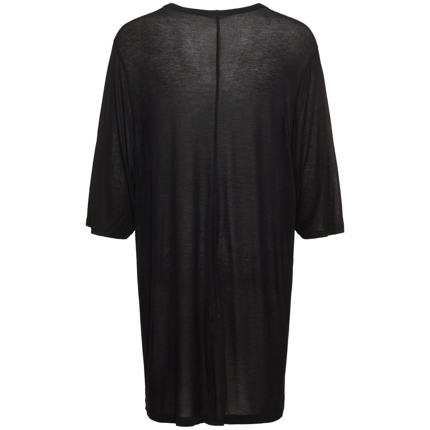 RICK OWENS Hollywood $505 Black Jumbo T-shirt New & Authenti