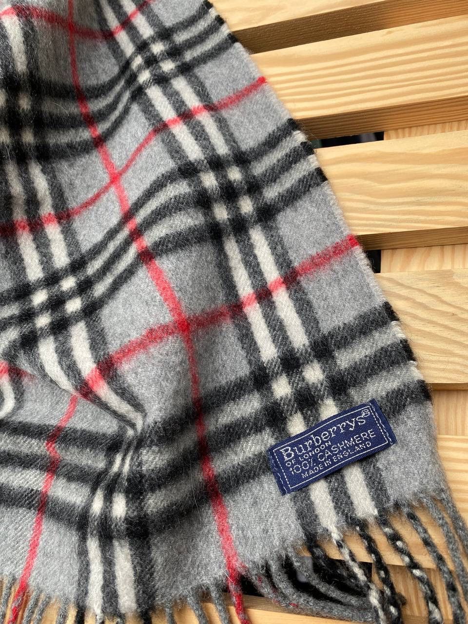 Burberry Burberry Gray Nova Check Scarf Size ONE SIZE - 3 Thumbnail