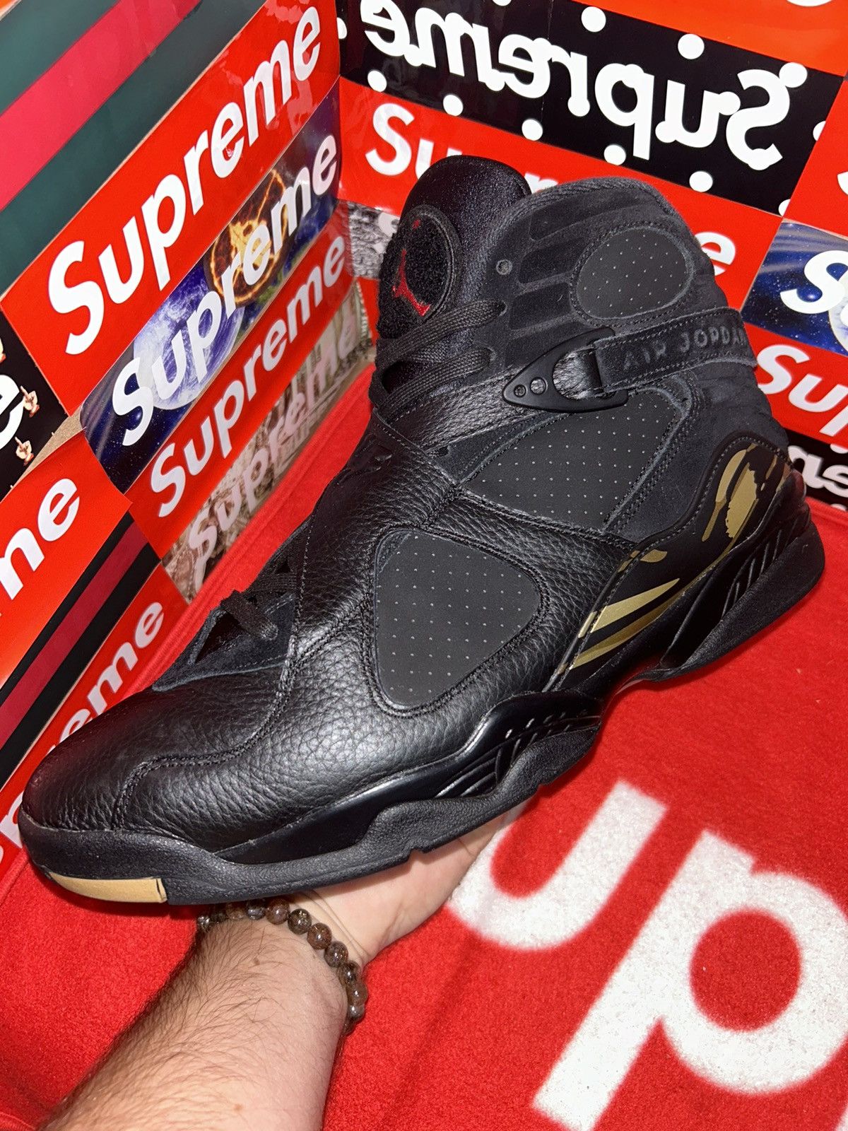 Nike Jordan 8 Retro ‘OVO Black’ AA1239-045 size 13 Size US 13 / EU 46 - 7 Thumbnail