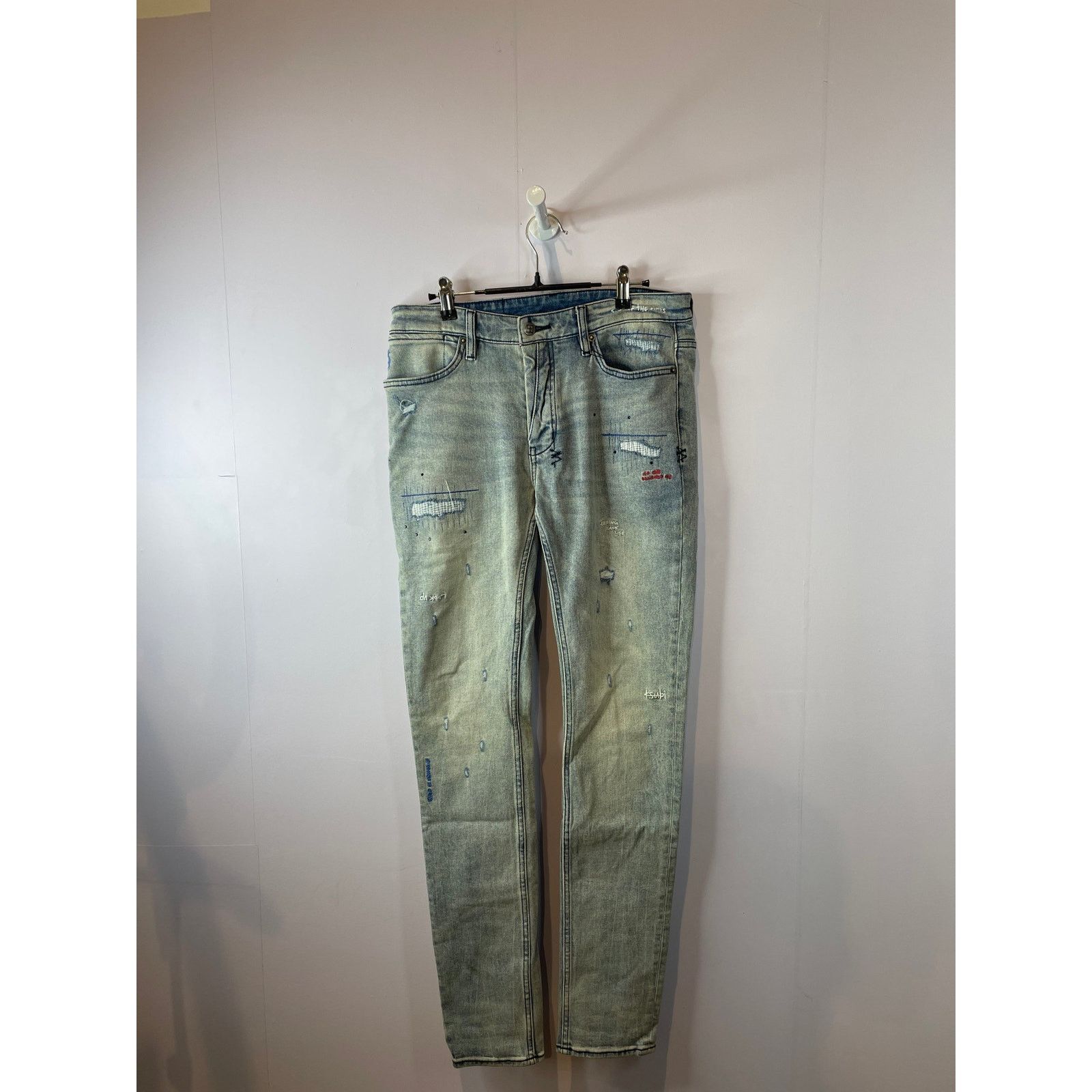 Ksubi Ksubi Jeans Light Wash Sign Of The Time Used 31 Size US 31 - 1 Thumbnail