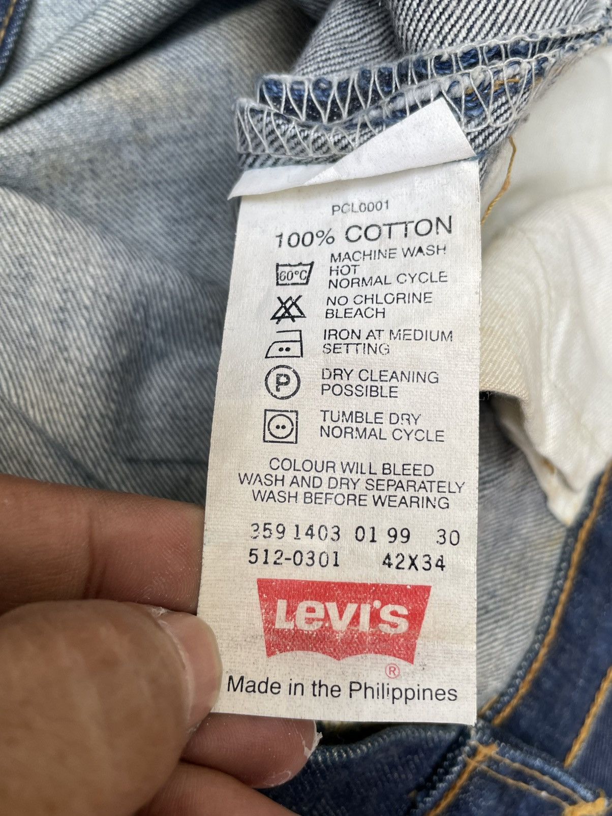 Levi's Vintage Clothing Vintage 1999 Levis 512 Denim Size US 42 / EU 58 - 17 Thumbnail