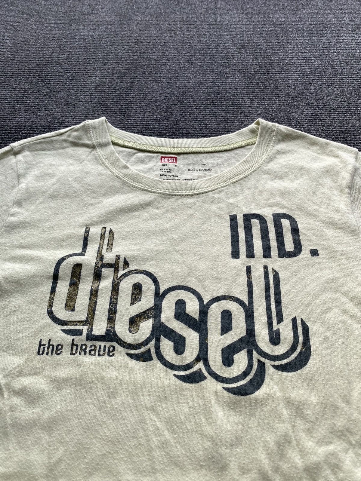 Diesel 🔥Opium Punk Diesel yellow faded top m alt gothic Size M / US 6-8 / IT 42-44 - 2 Thumbnail