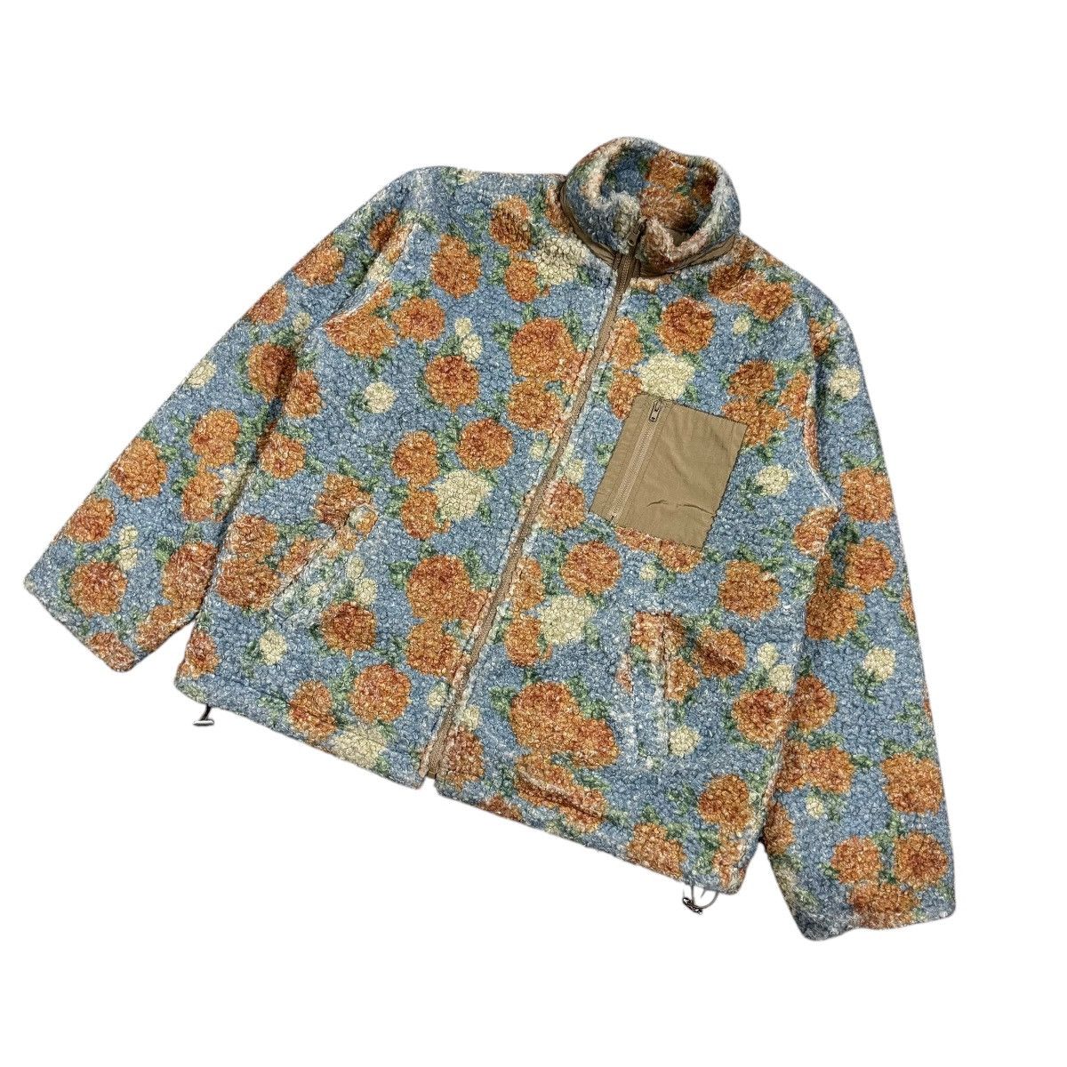 If Six Was Nine Vtg🔥Jouetie Reversible Fleece/Quilted Flower Printed Jacket Size US M / EU 48-50 / 2 - 7 Thumbnail